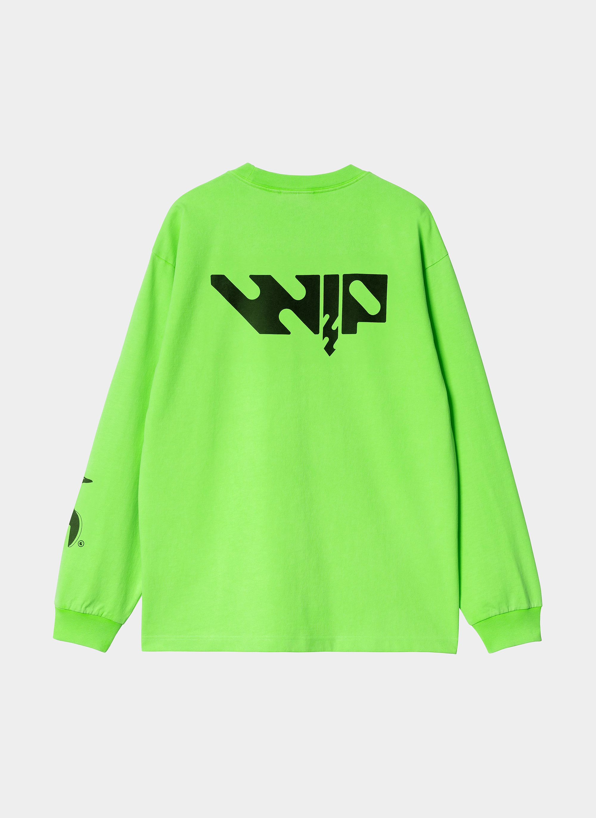 Лонгслив ‘L/S Industry T-Shirt’ LUMO GREEN / BLACK (GARMENT DYED) Лонгслив ‘L/S Industry T-Shirt’ LUMO GREEN / BLACK (GARMENT DYED)