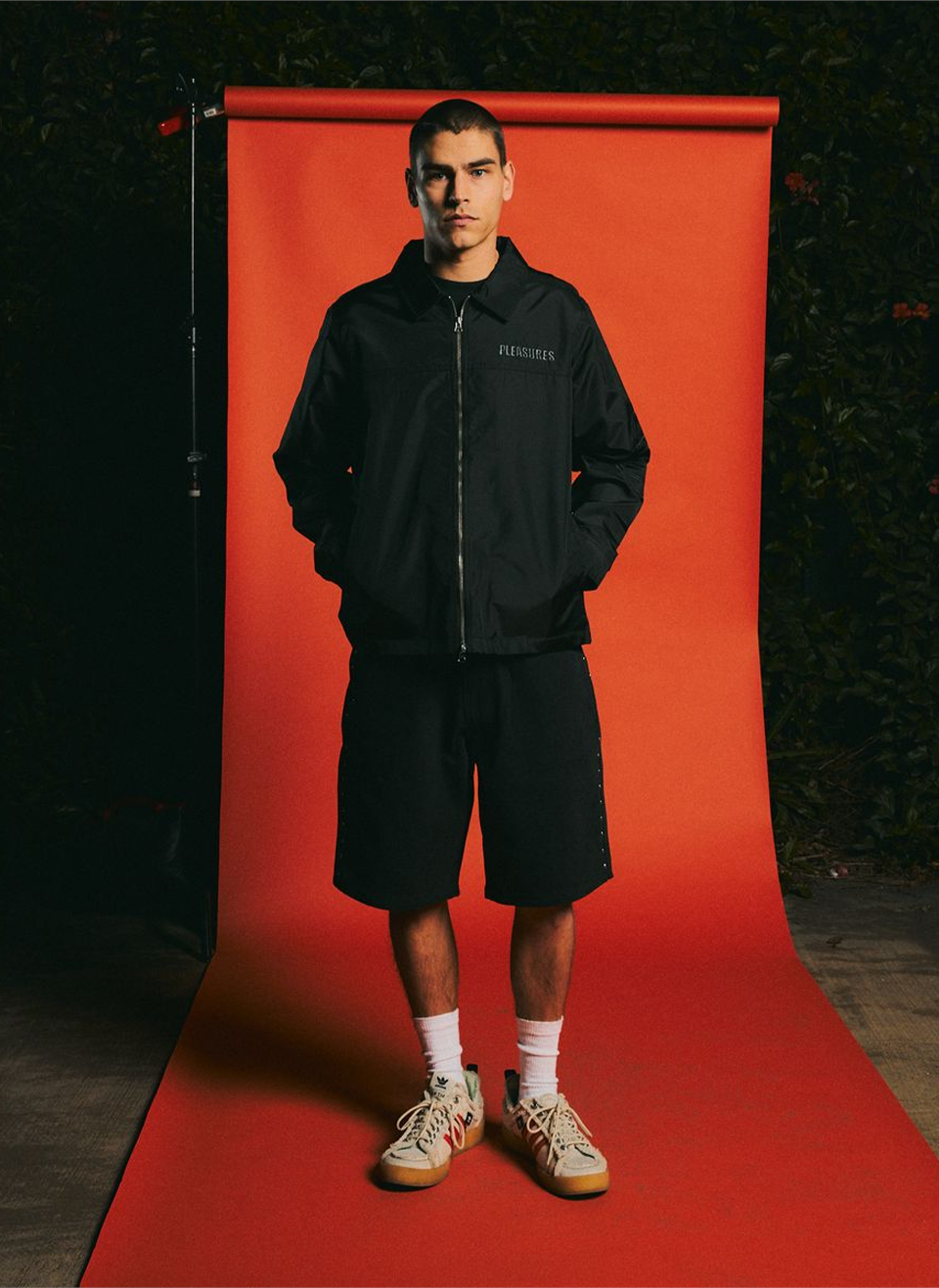 Куртка Pleasures x Daft Punk Helmets Nylon Work Jacket Black