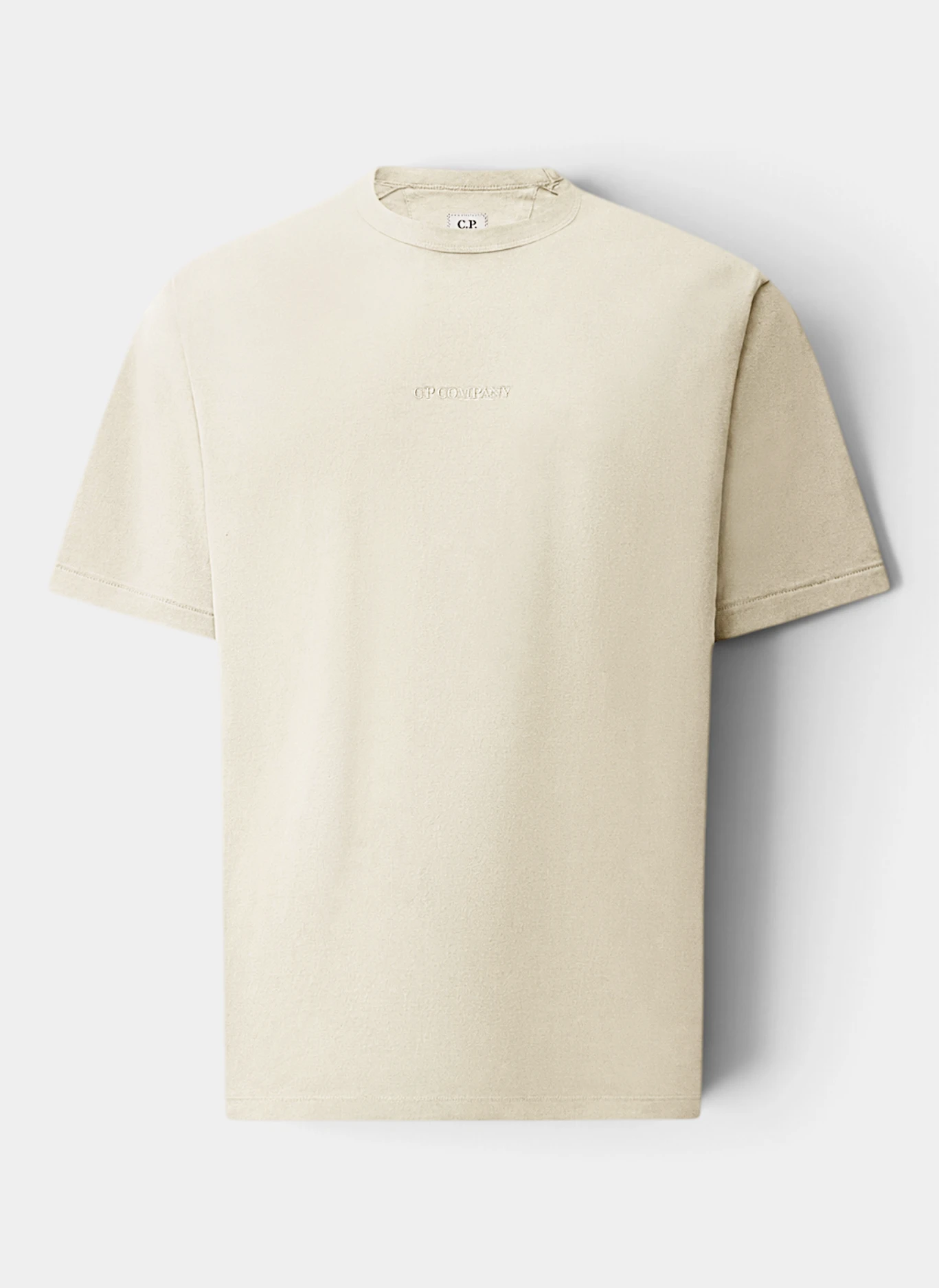 Футболка Open End 20/1 Jersey Short Sleeve Logo T-Shirt Silver Birch