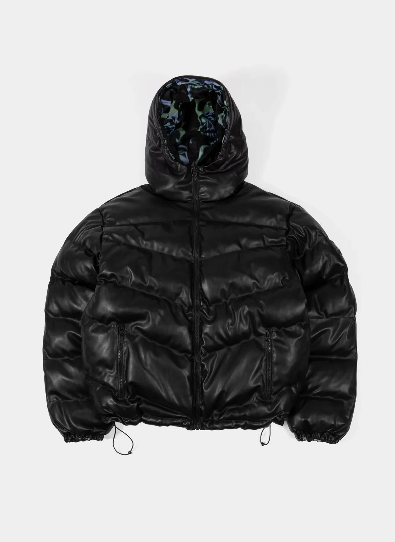 Пуховик Skull Puffer Jacket Black