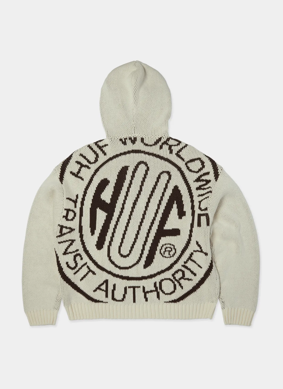 Худи На Молнии Token Zip Hooded Sweater Bleach