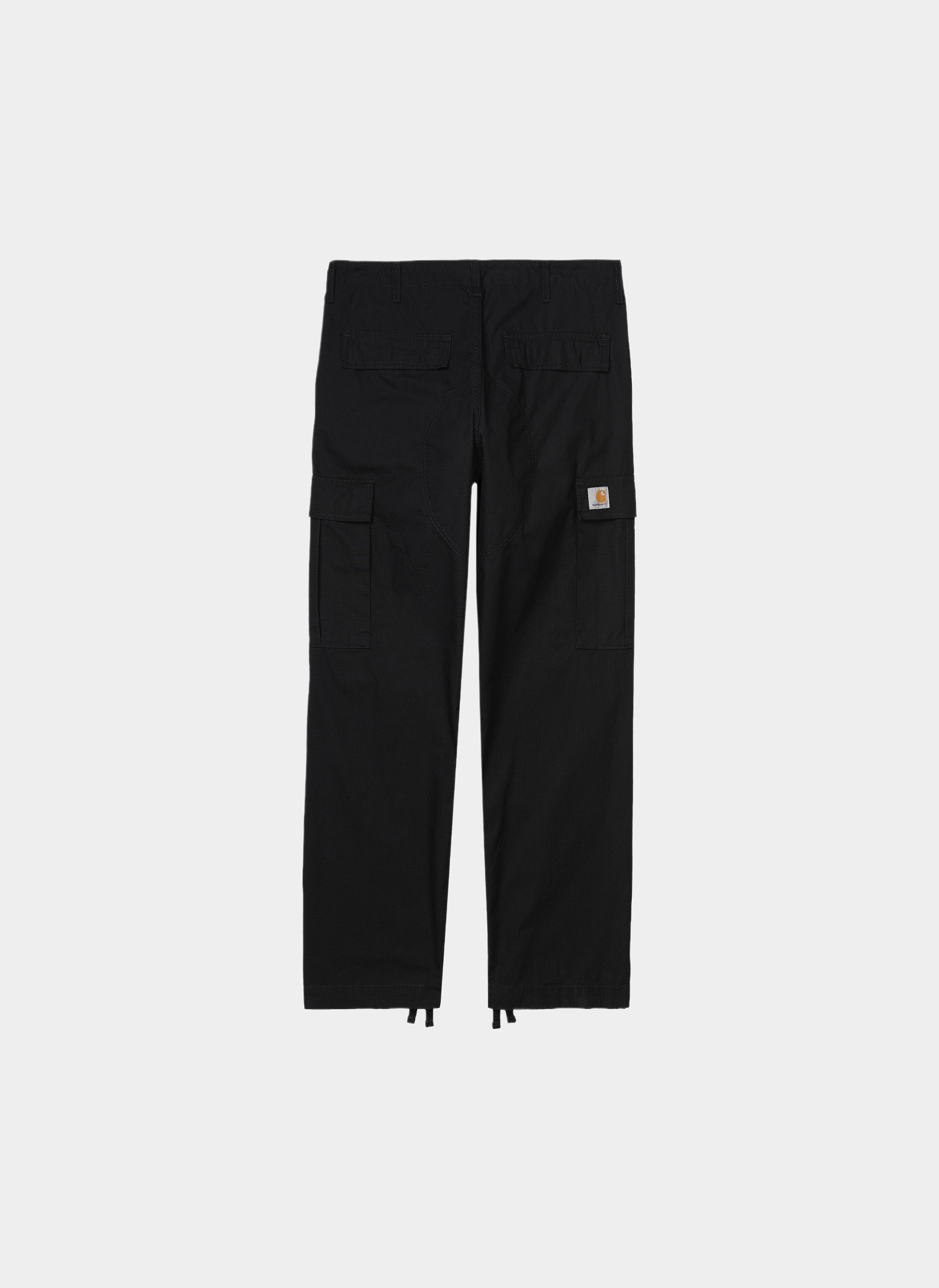 Брюки ‘Regular Cargo Pant’ Black (Rinsed)