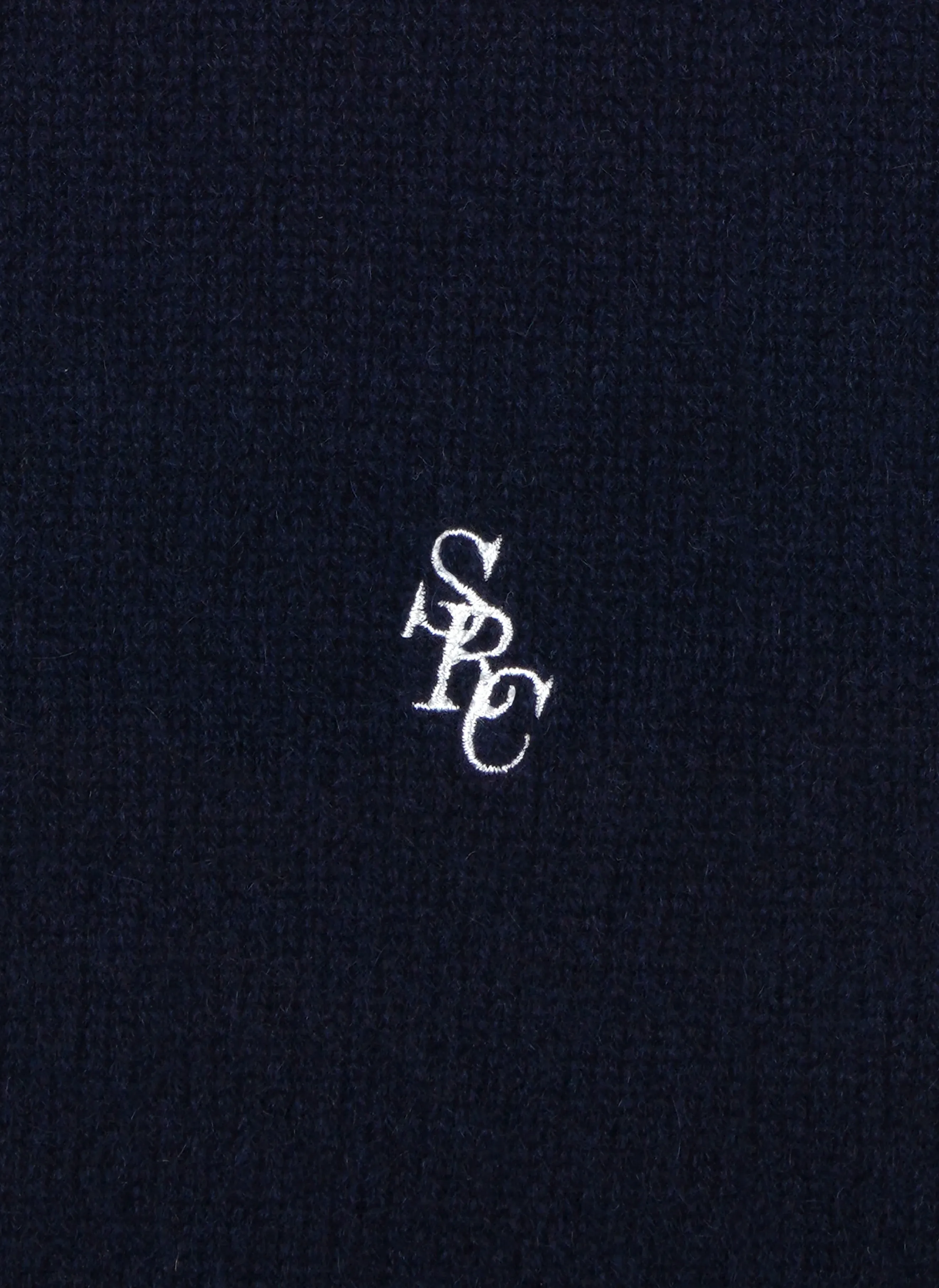 Худи на молнии SRC Cashmere Zip Hoodie Dark Navy