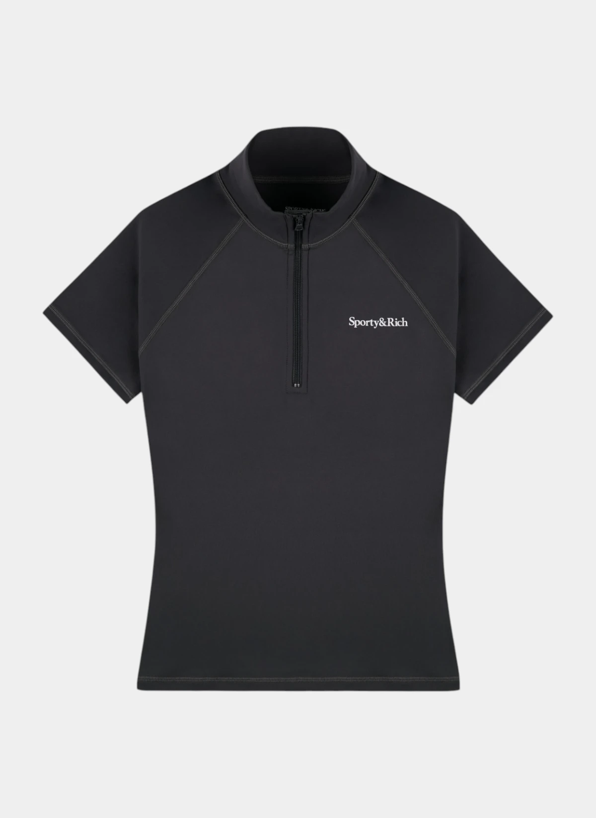Поло Serif Logo SS Sports Quartez Zip Carbon