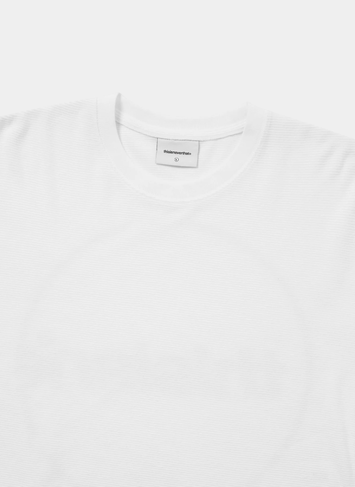 Лонгслив C-Logo Wale L/S Tee White