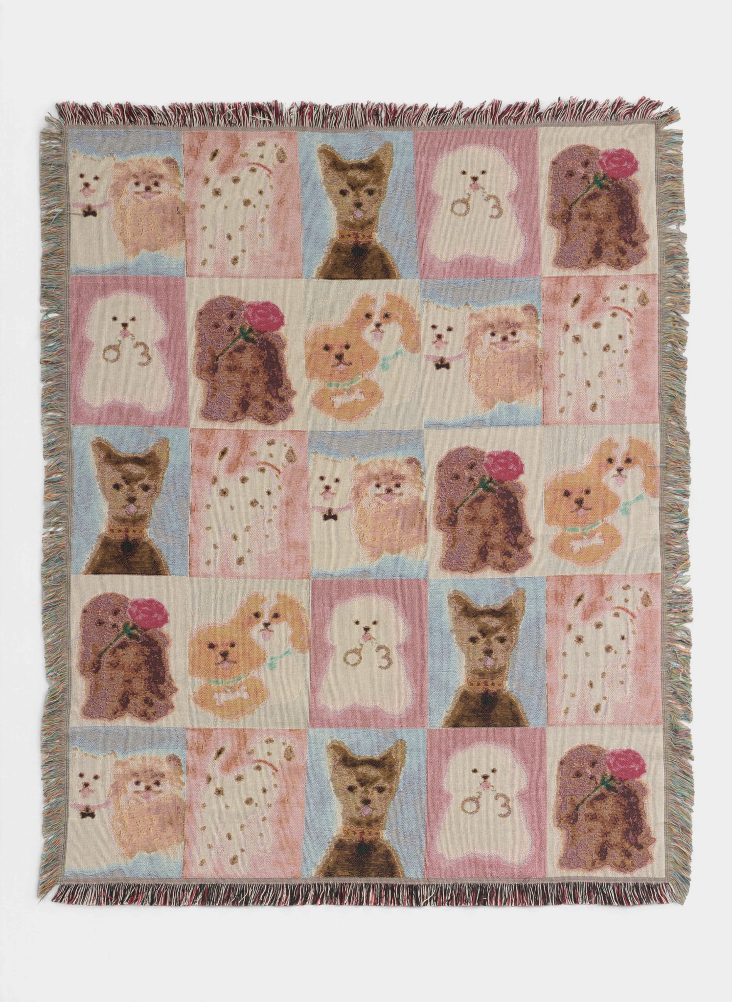 Плед Patchwork Pooches Blanket Allover