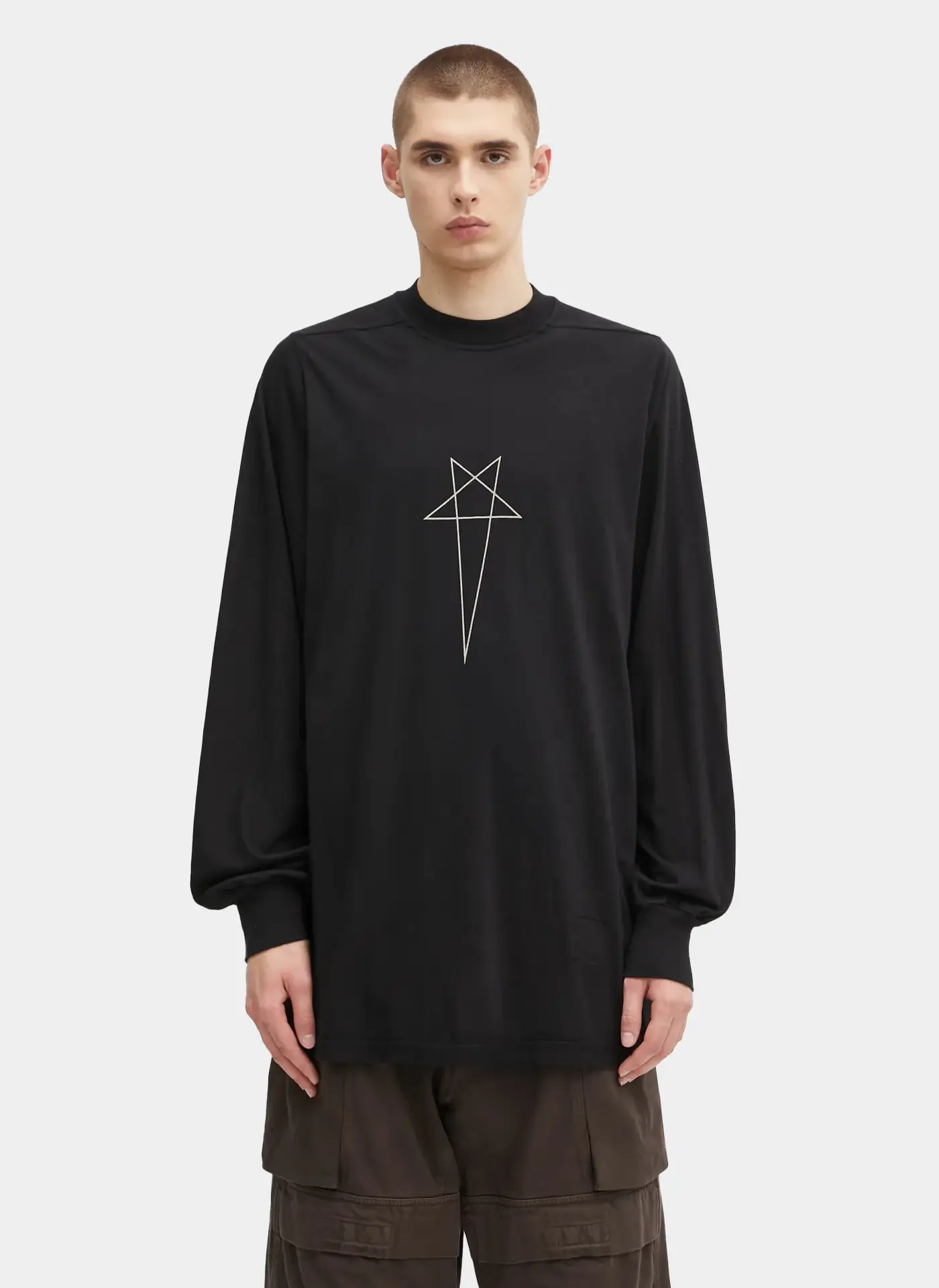 Лонгслив Jumbo LS T-Shirt Black / Pearl