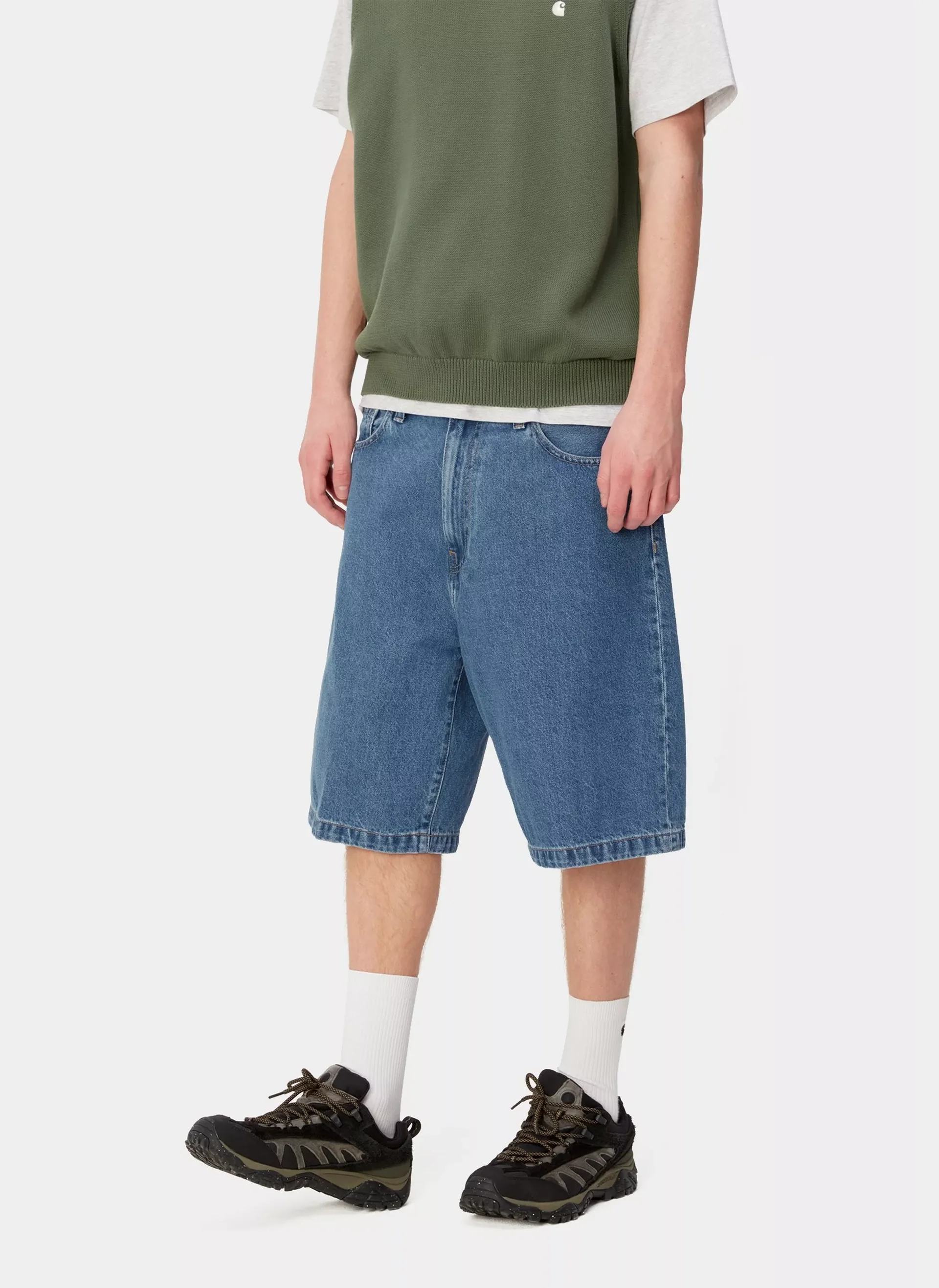 Шорты Landon Short Blue (Heavy Stone Wash)