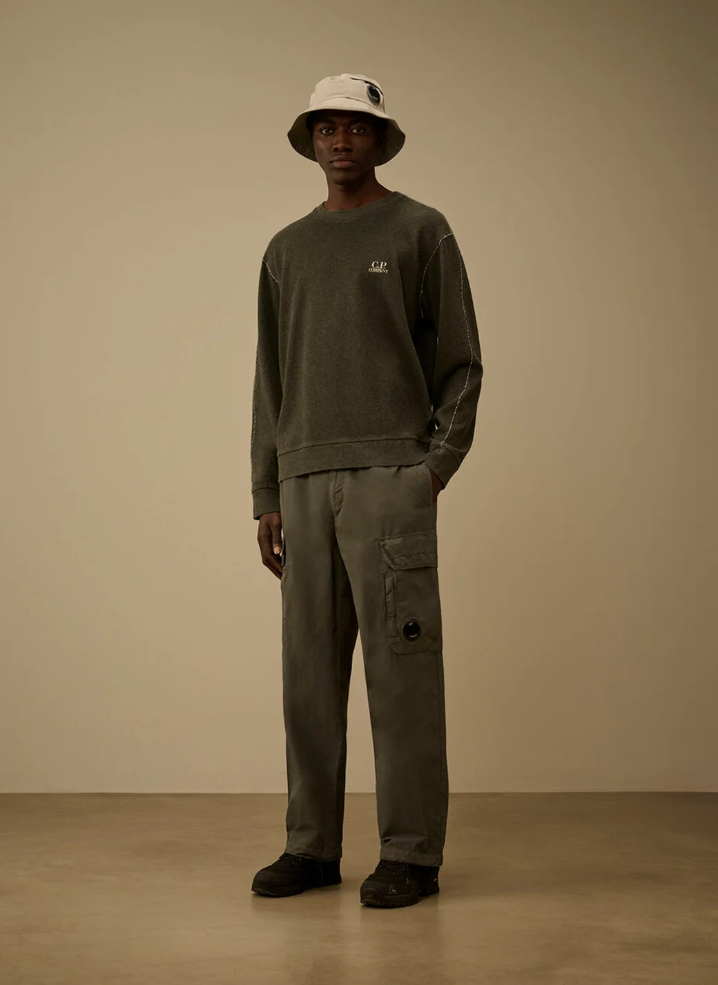 Свитшот Heavy Jersey Plated Crewneck Sweatshirt Gunmetal