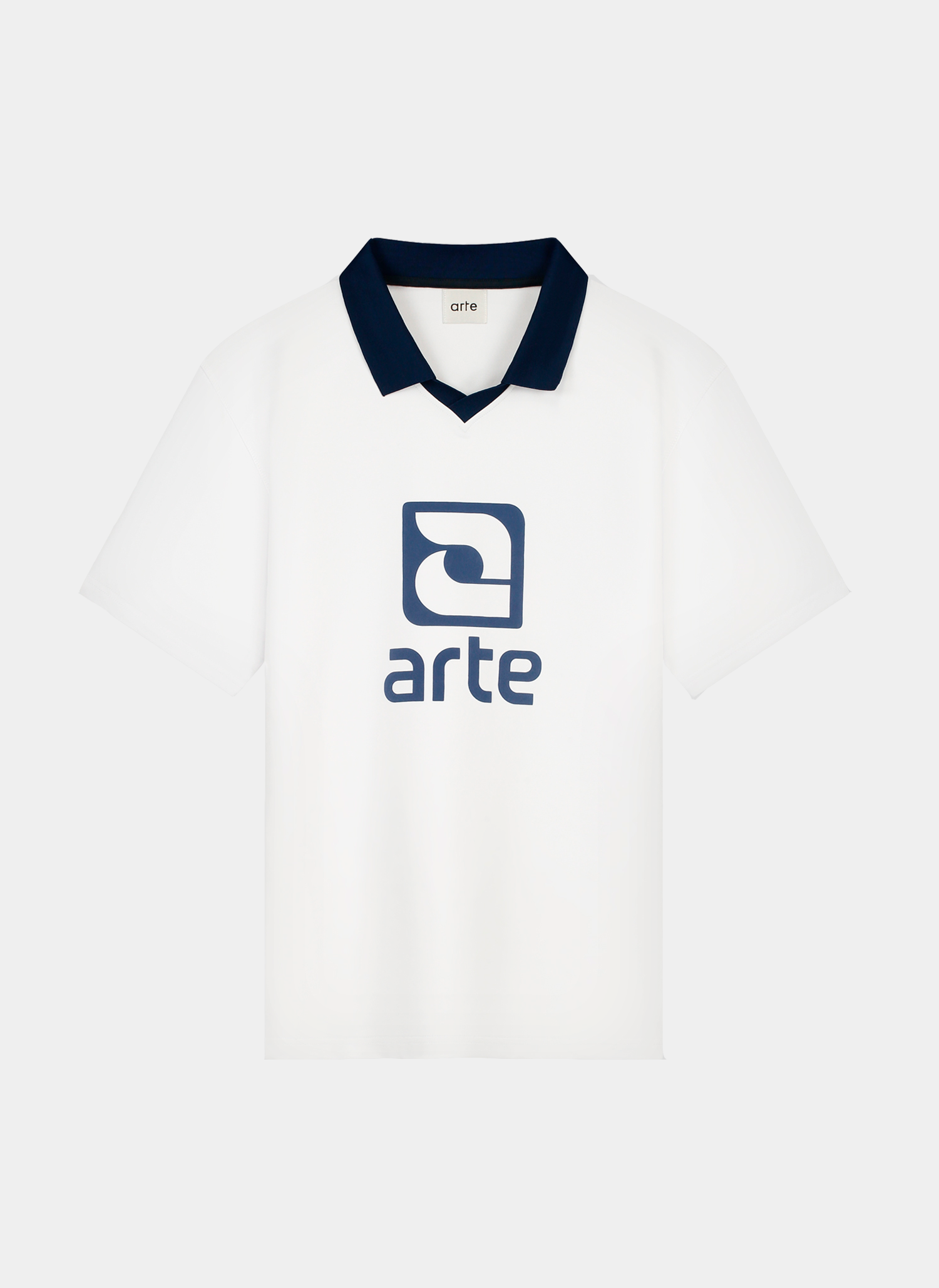Поло Logo Collar T-Shirt White/Navy Поло Logo Collar T-Shirt White/Navy