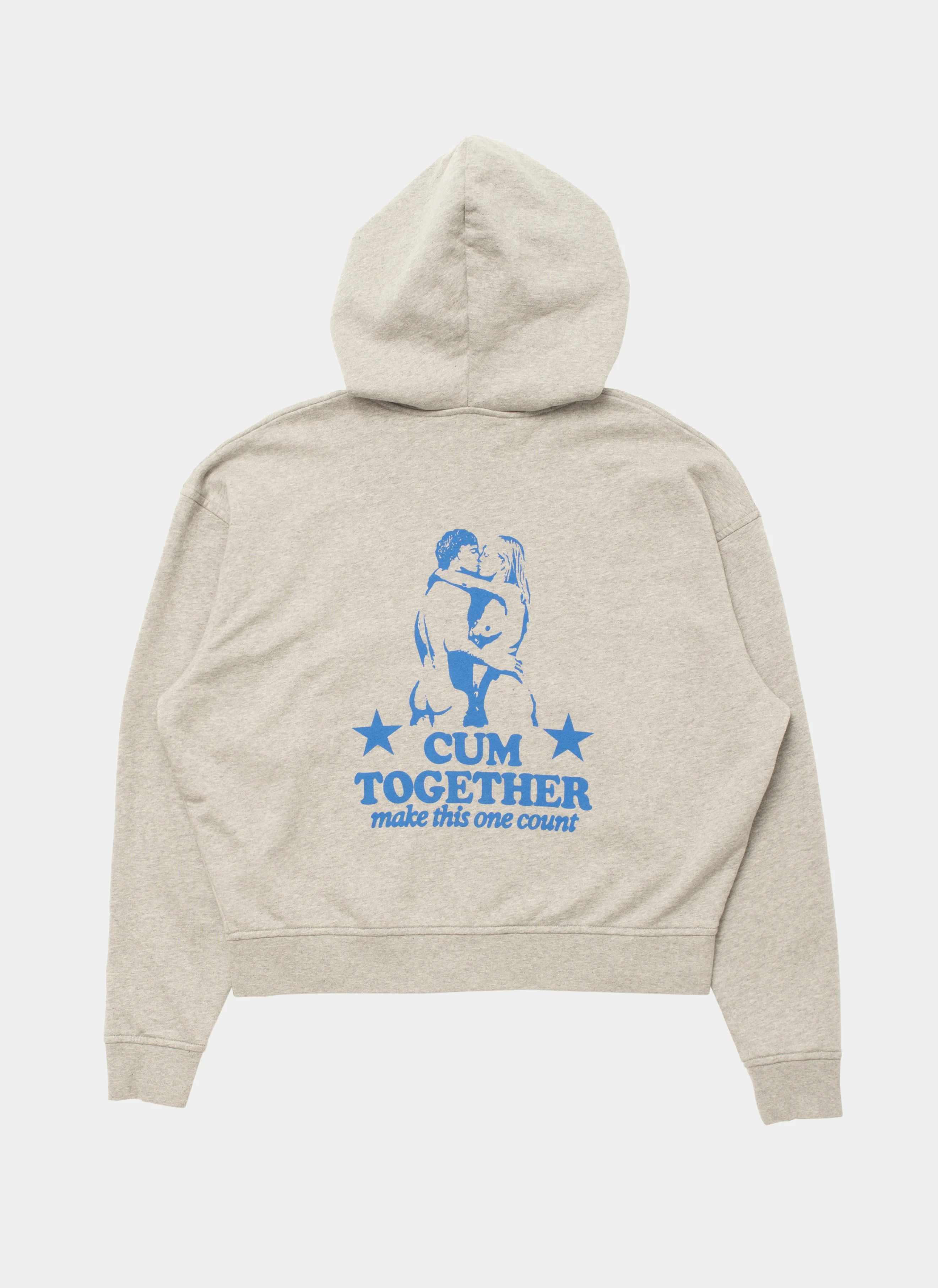 Худи  на молнии Cum-munity Values Zip Hoodie Melange Grey