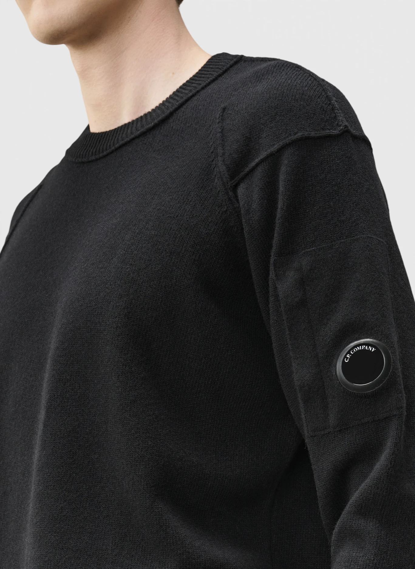 Свитер Lambswool Grs Crewneck Lens Sweater Black
