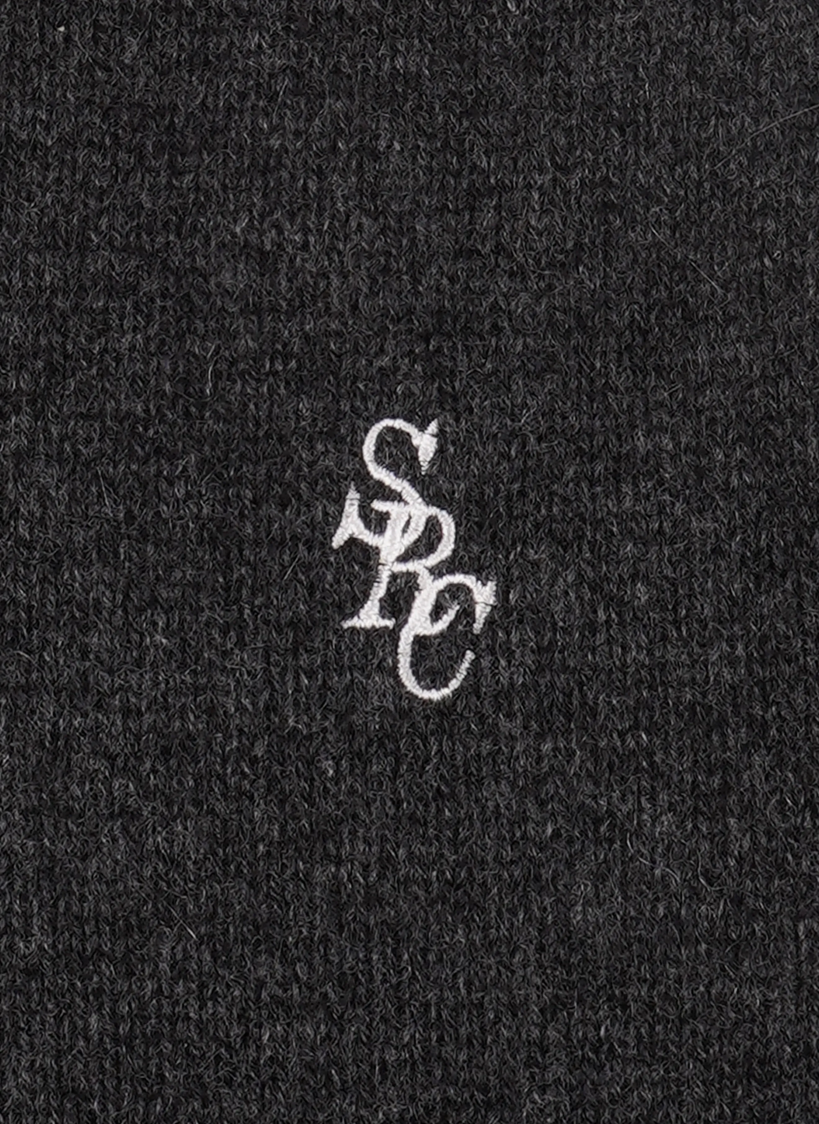 Худи на молнии SRC Cashmere Zip Hoodie Dark Grey