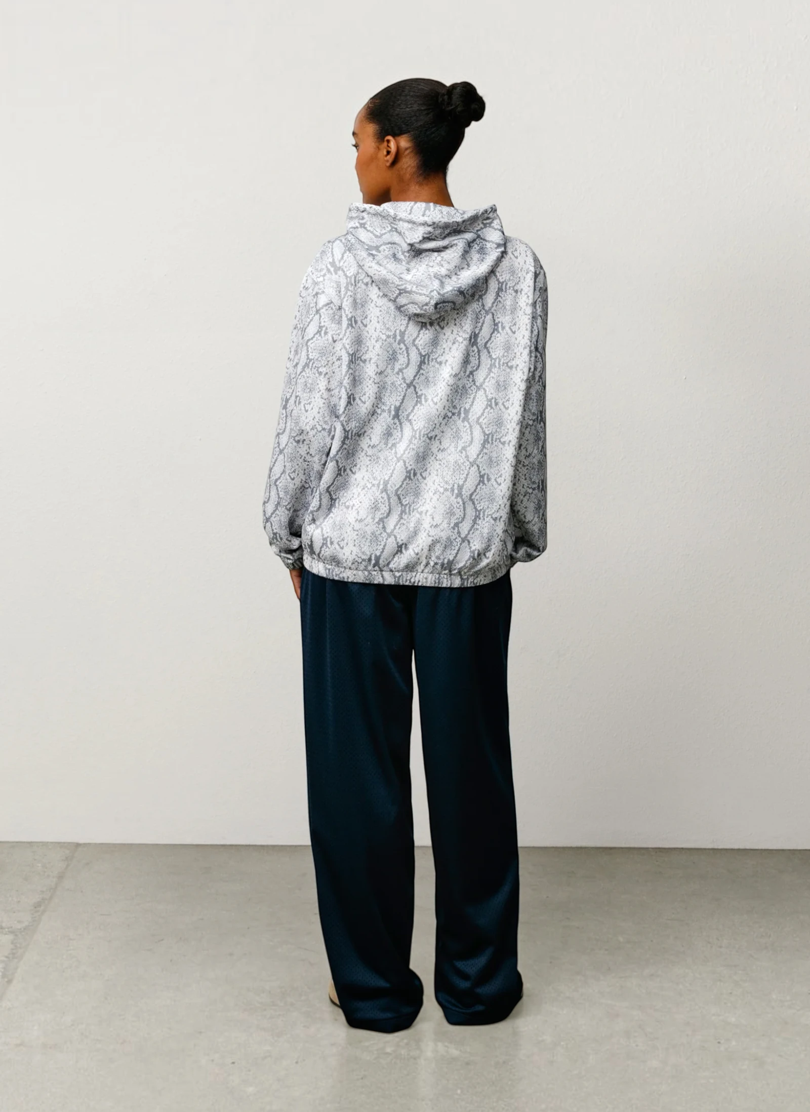 Худи на молнии Athletic Mesh Zip Hood Snake