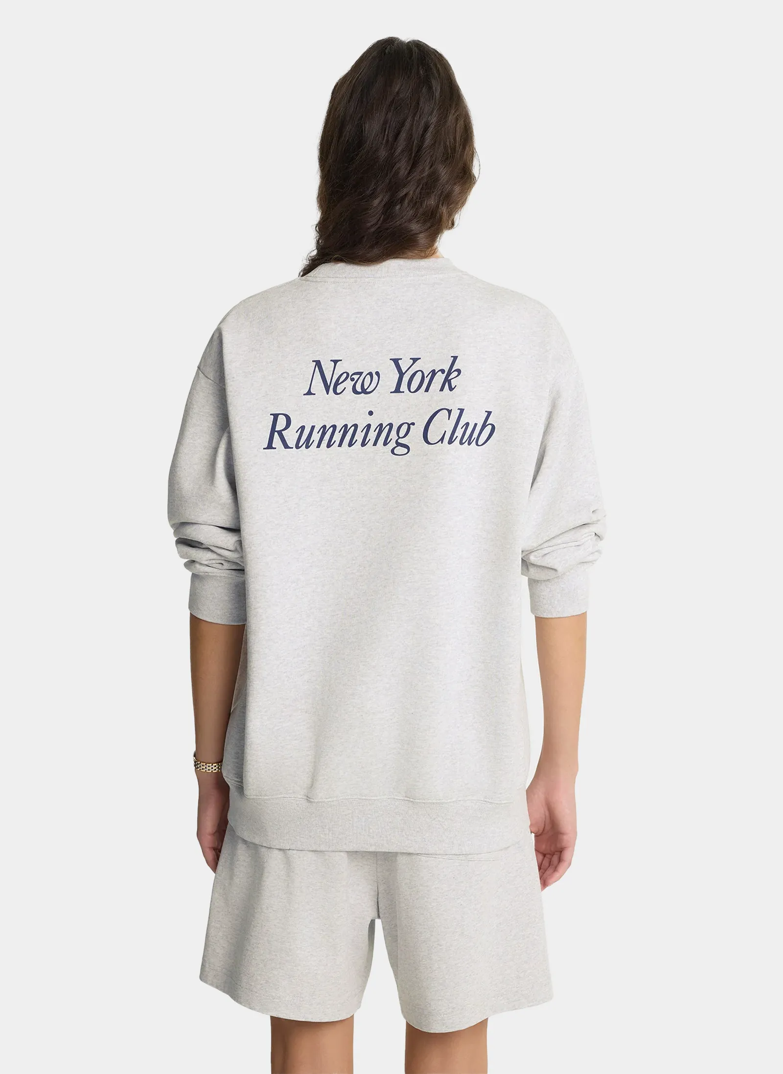 Свитшот Run Club Crewneck Heather Gray