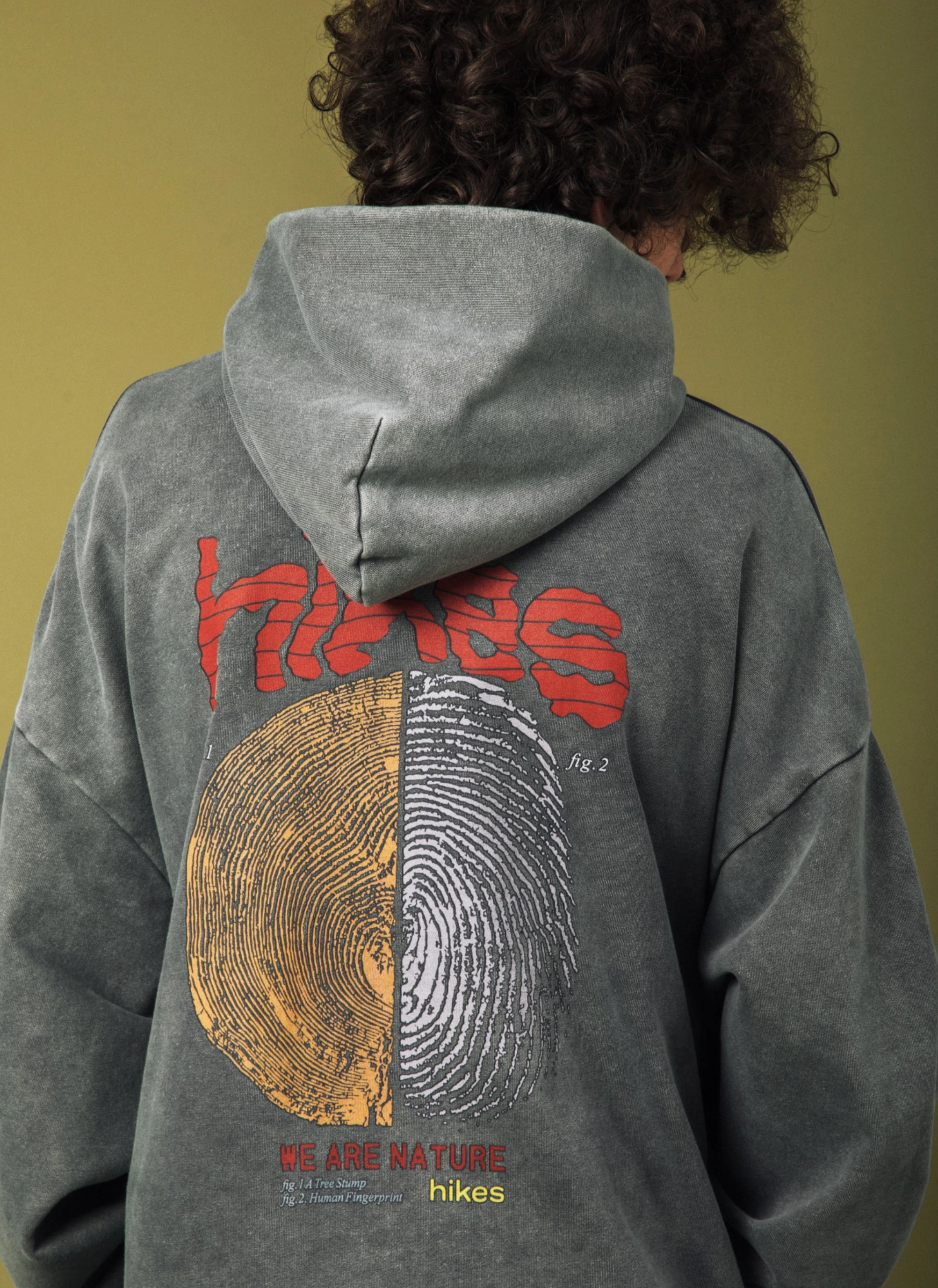 Худи Fingerprint Hood Grey