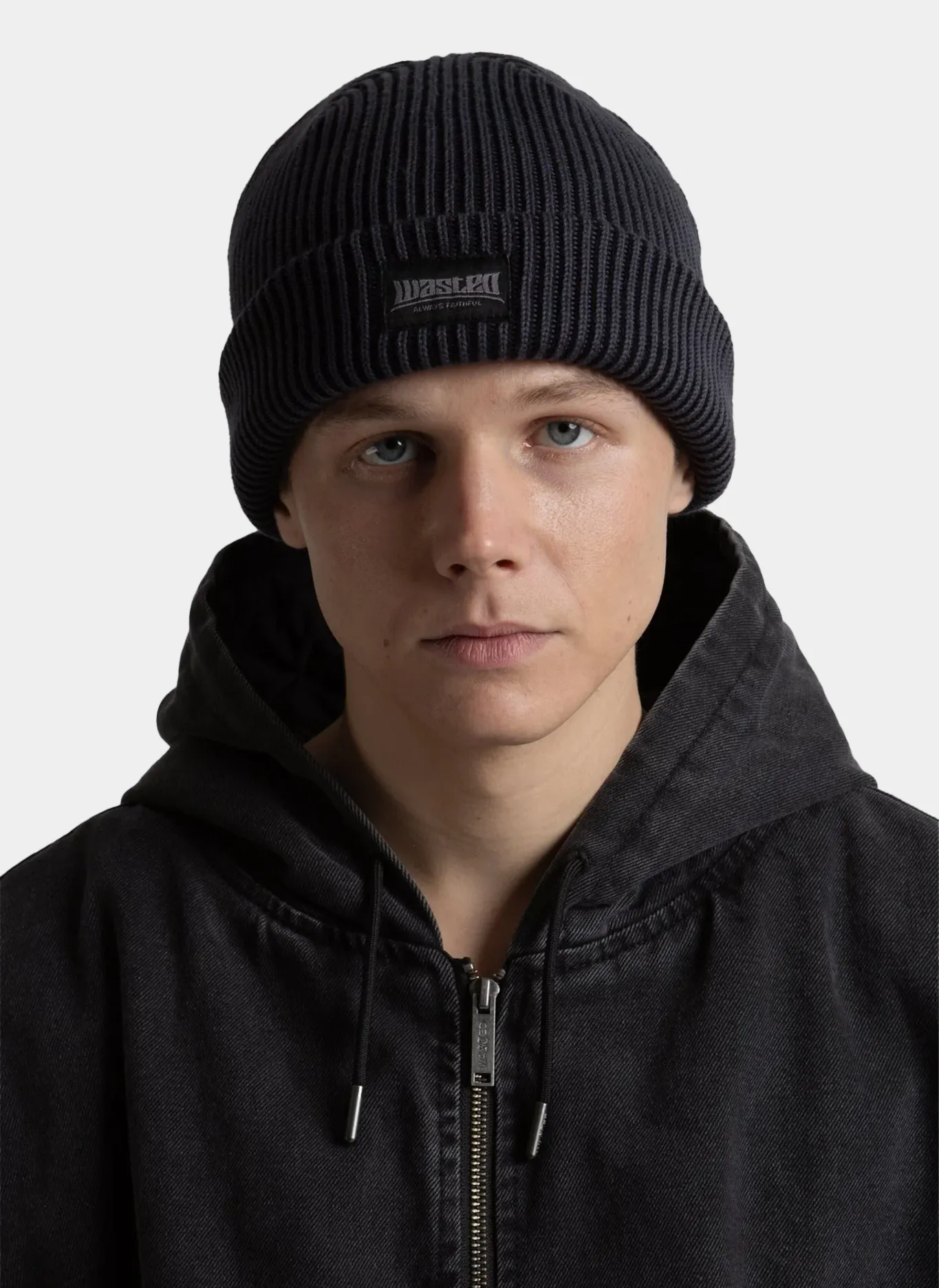 Шапка Pusher Beanie Black/Charcoal