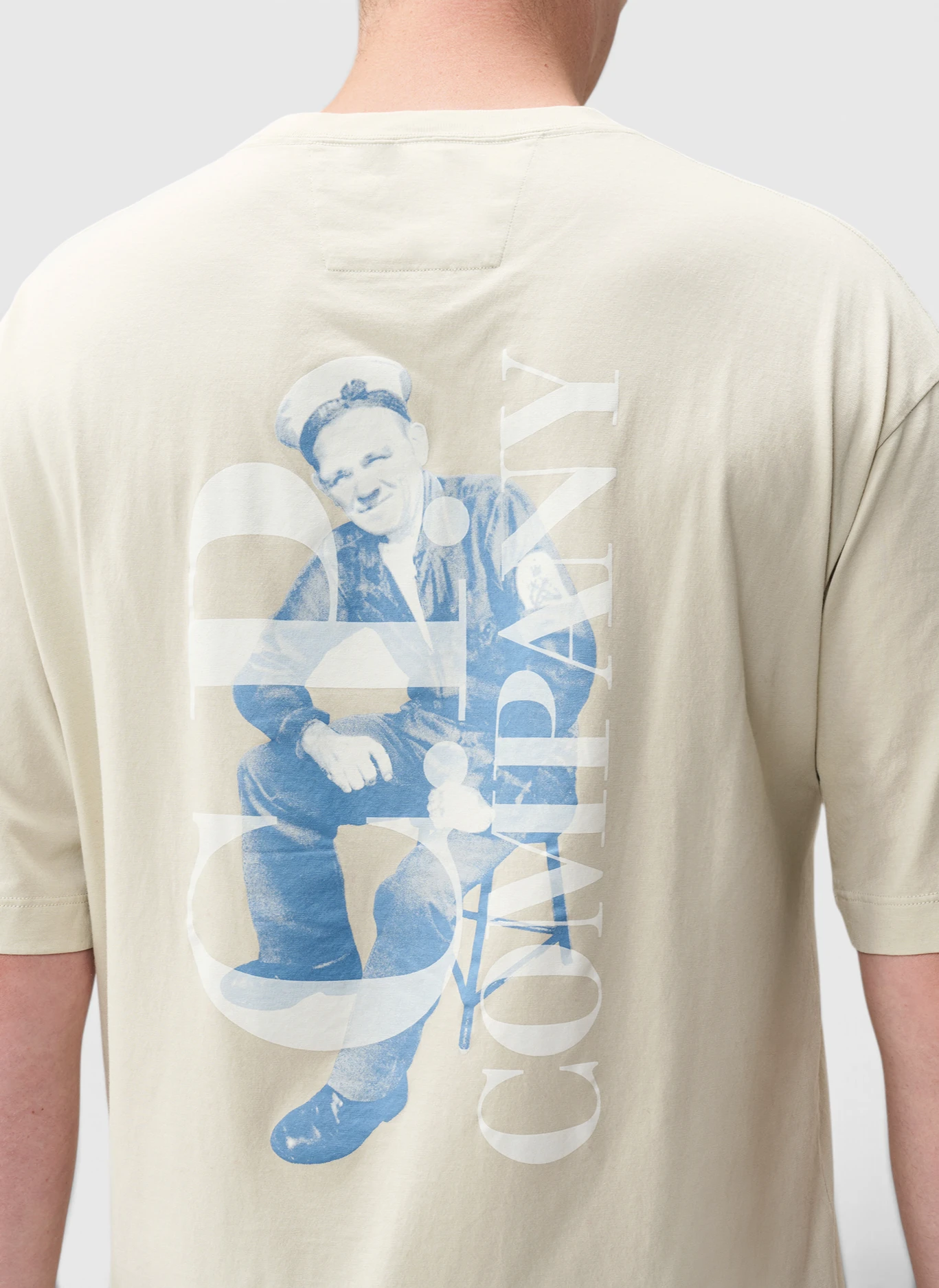 Футболка 30/1 Jersey Short Sleeve British Sailor T-Shirt Silver Birch