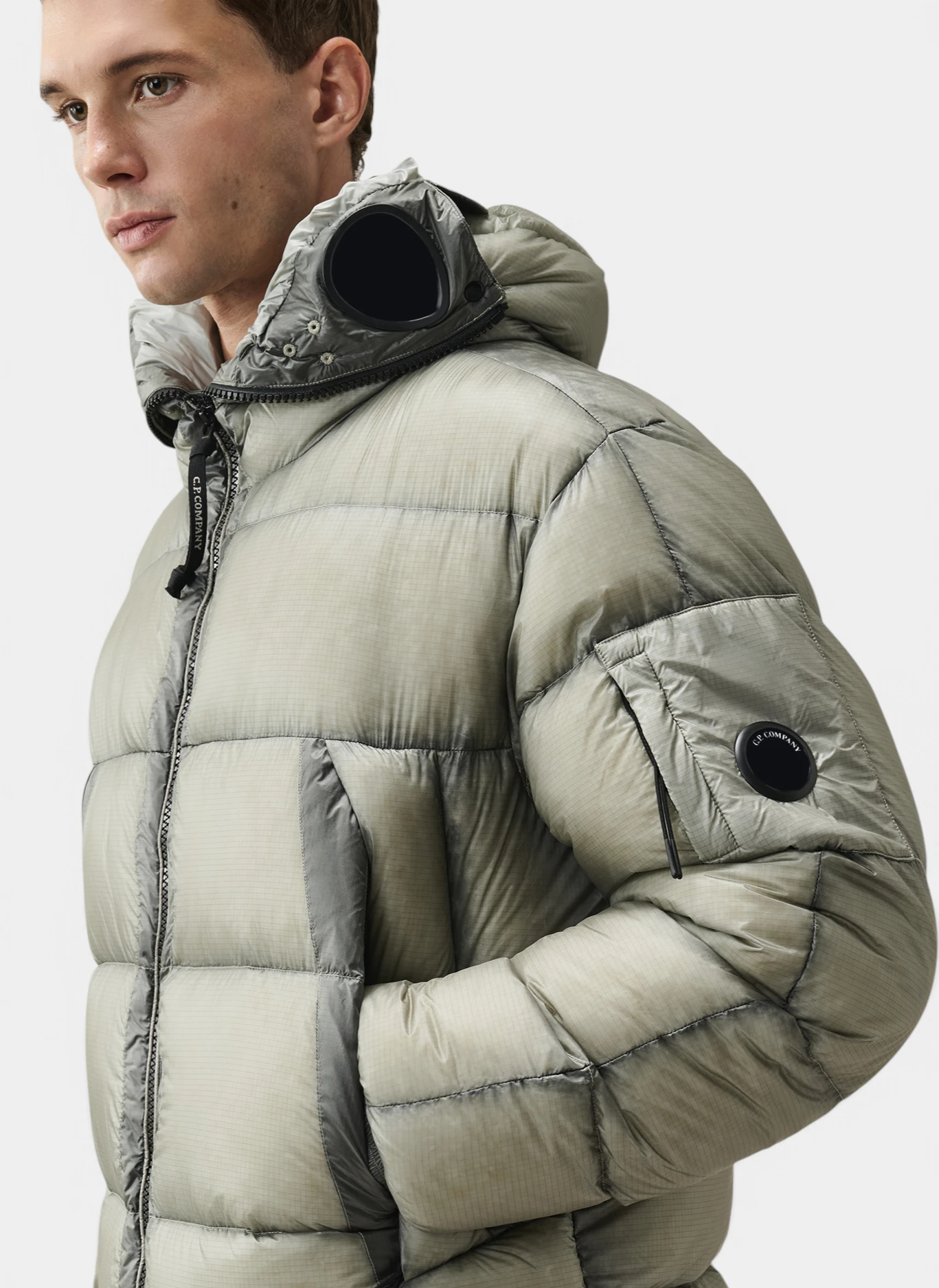 Пуховик D.D. Shell Hooded Down Jacket Flint Grey