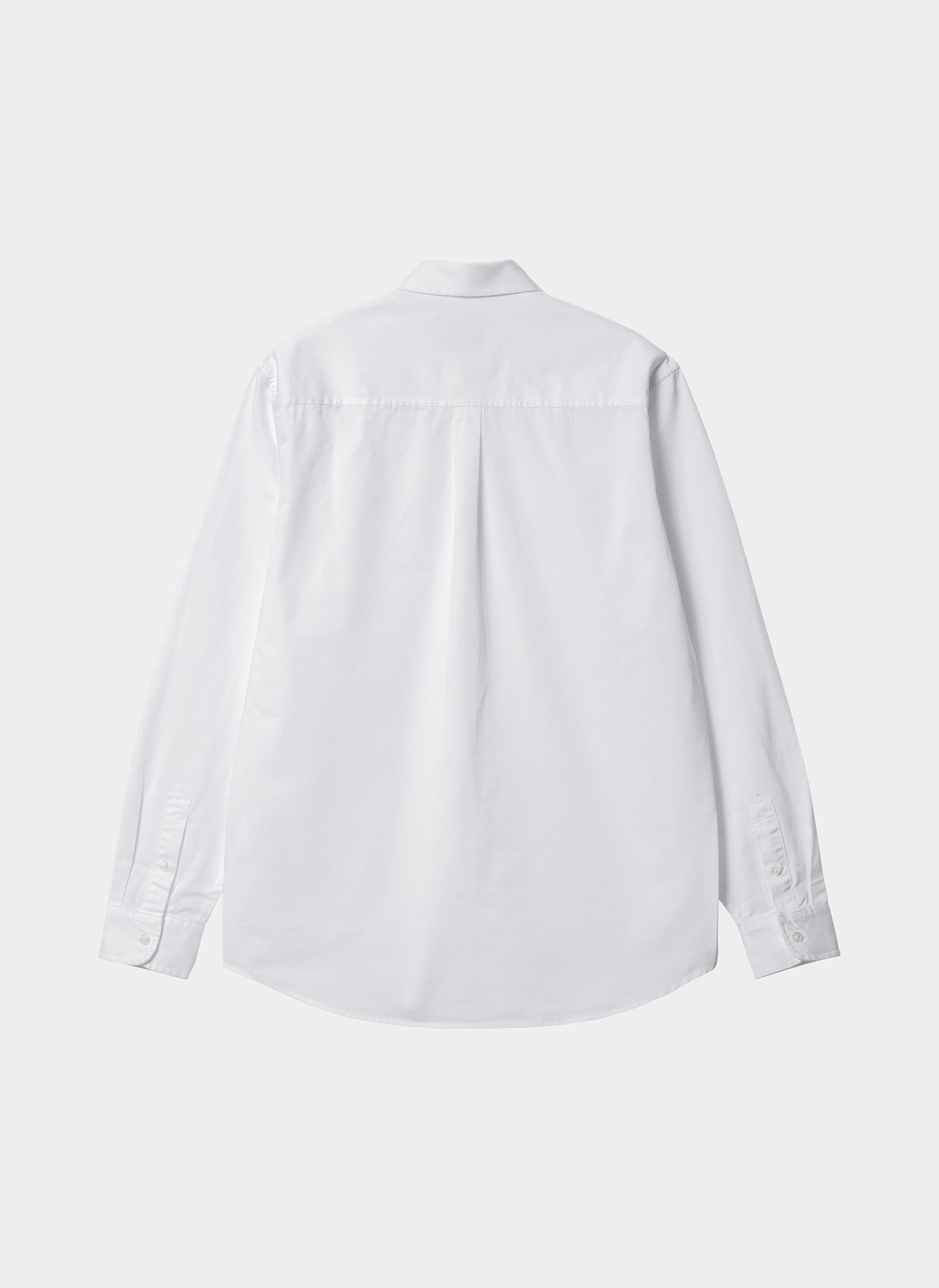 Рубашка L/S Madison Shirt White / Black