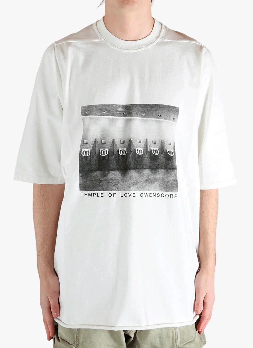 Футболка Temple Of Love Jumbo Print SS T-Shirt  Milk / Black 