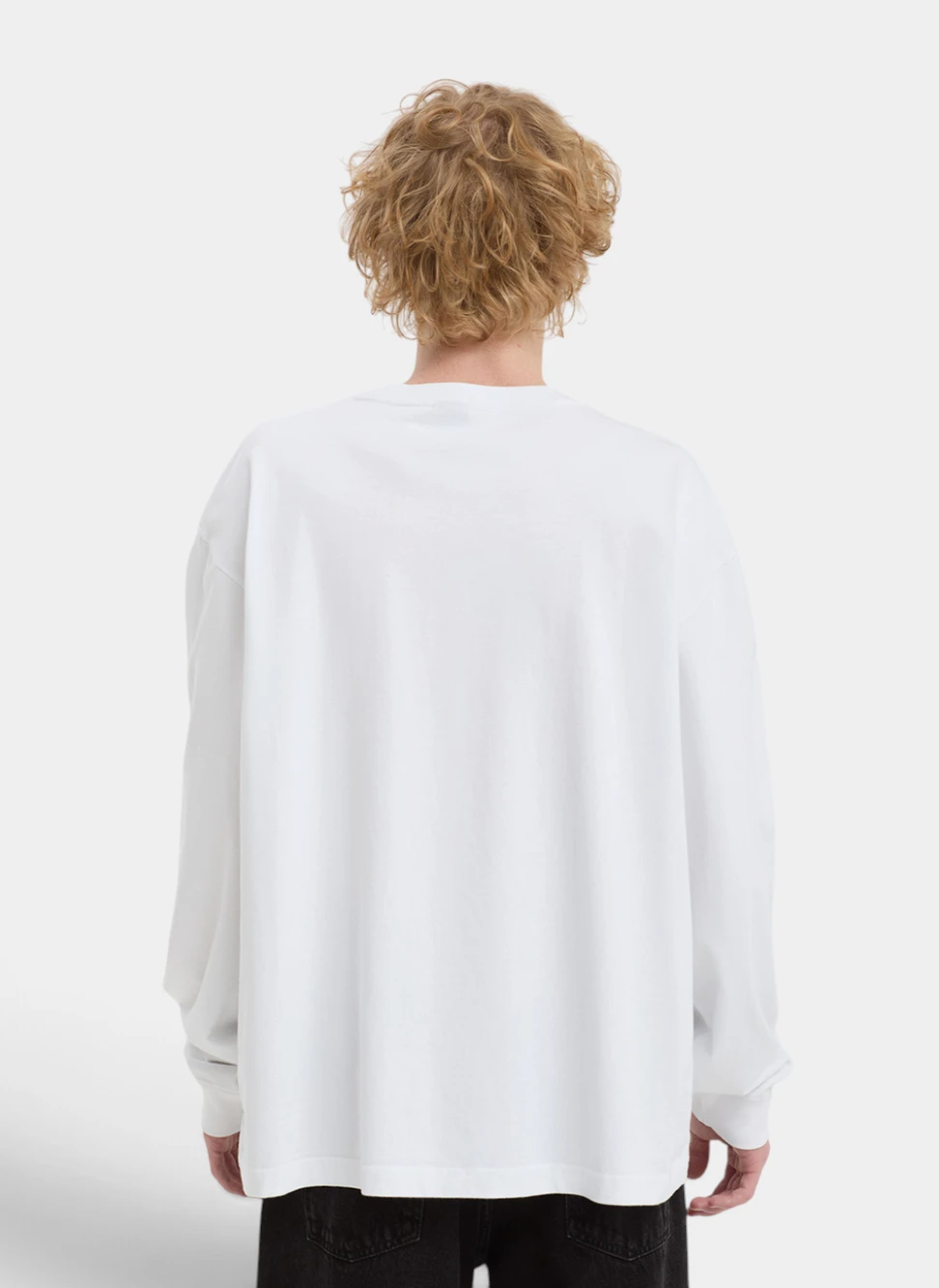 Лонгслив OG Logo LS Tee White