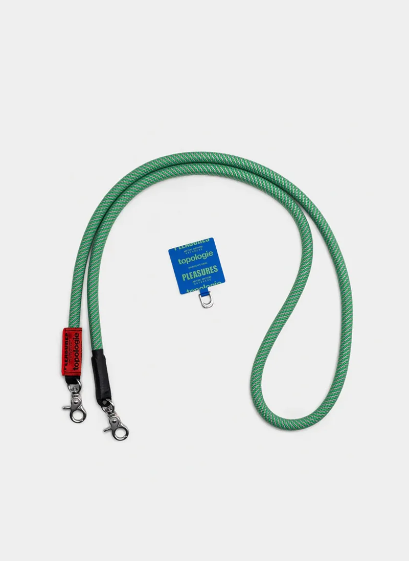 Ремень для телефона Pleasures х Topologie Phone Strap Adapter + Rope Blue / Green