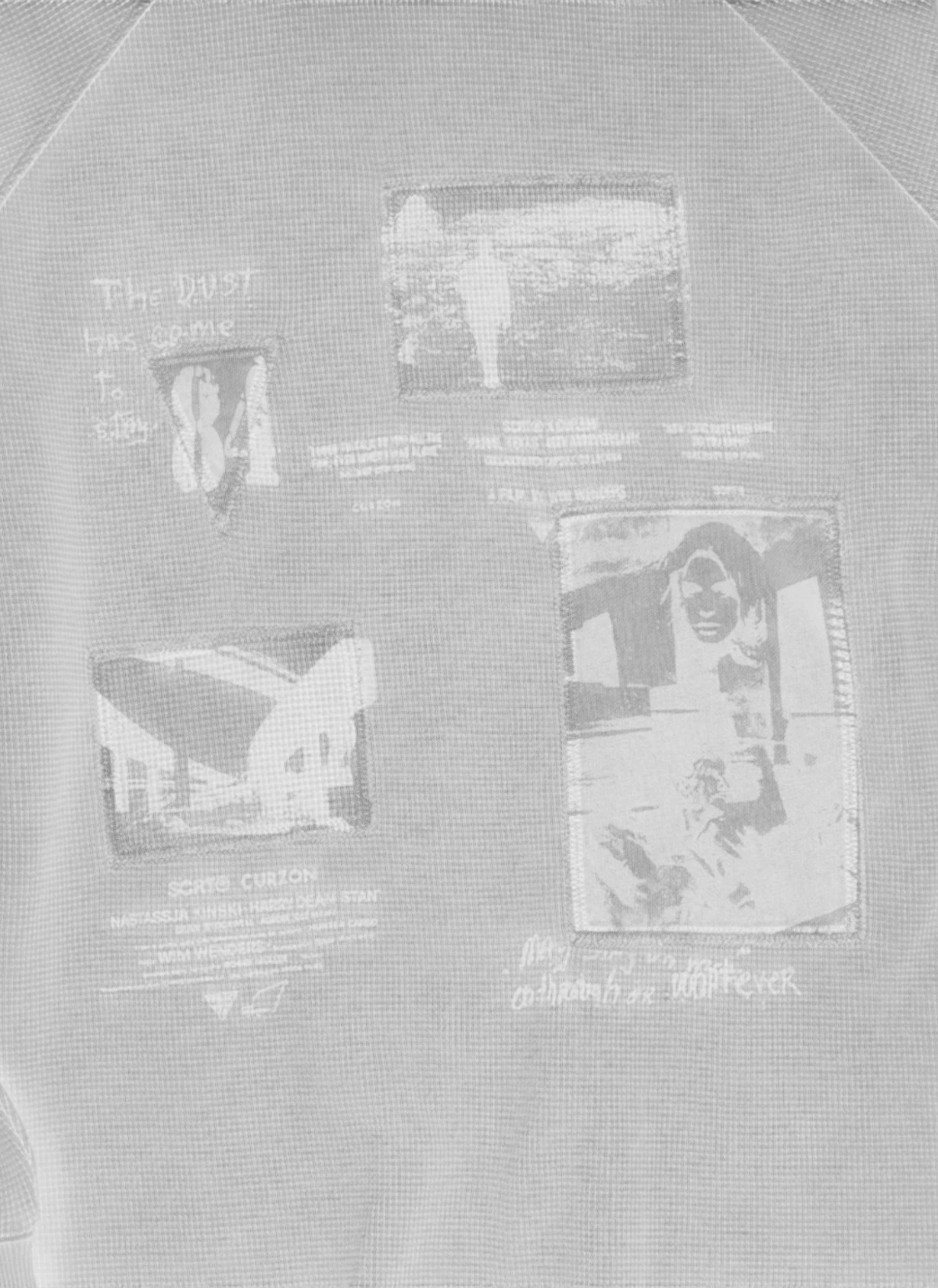 Свитшот Terlingua Waffle Sweatshirt Charcoal