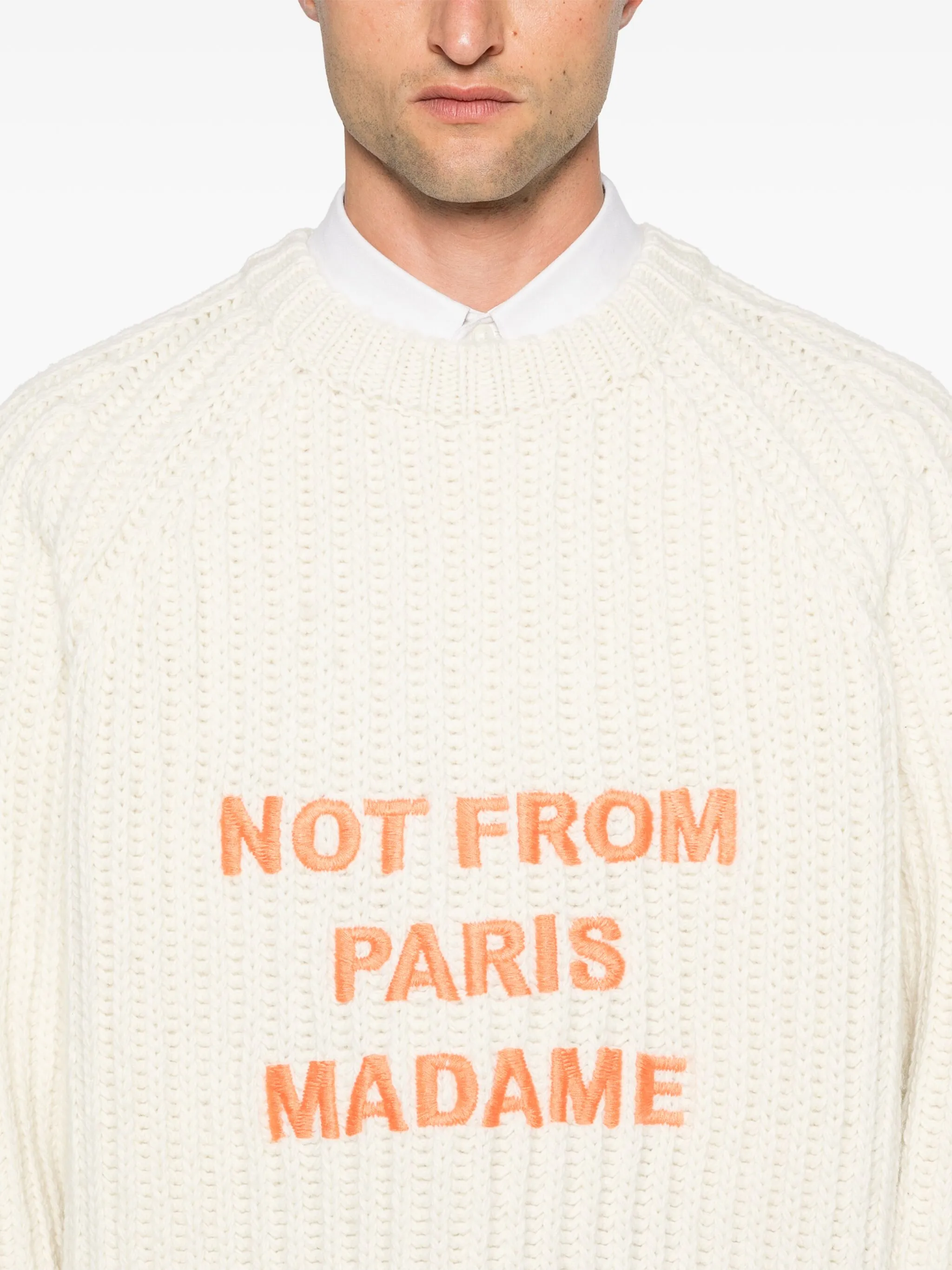 Свитер Le Maille Slogan Fleurs