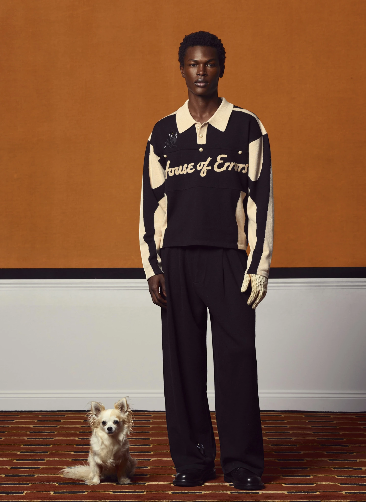 Брюки Knitted Cat Burglar Trousers Black