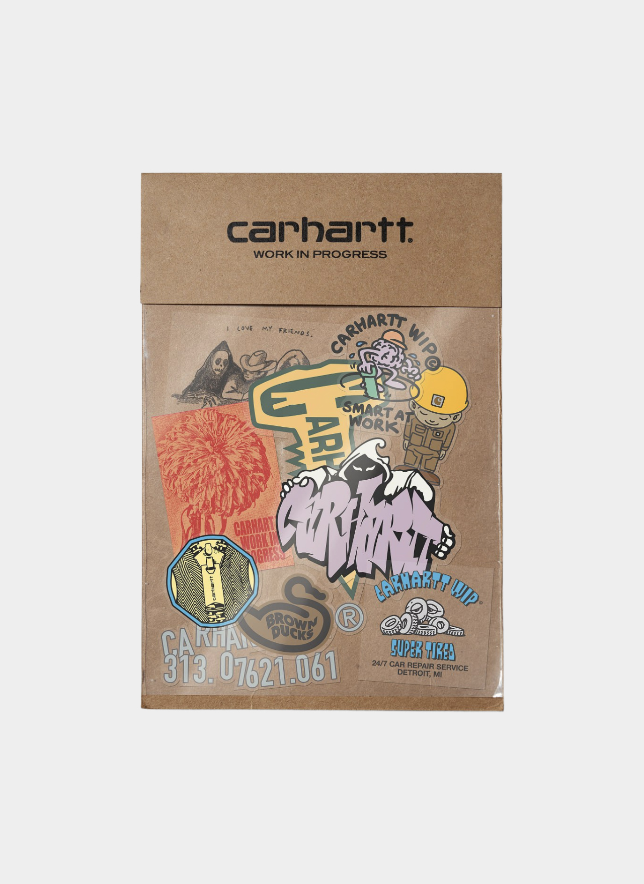 Стикеры ( Набор 10 Шт. ) Sticker Bag Multicolor
