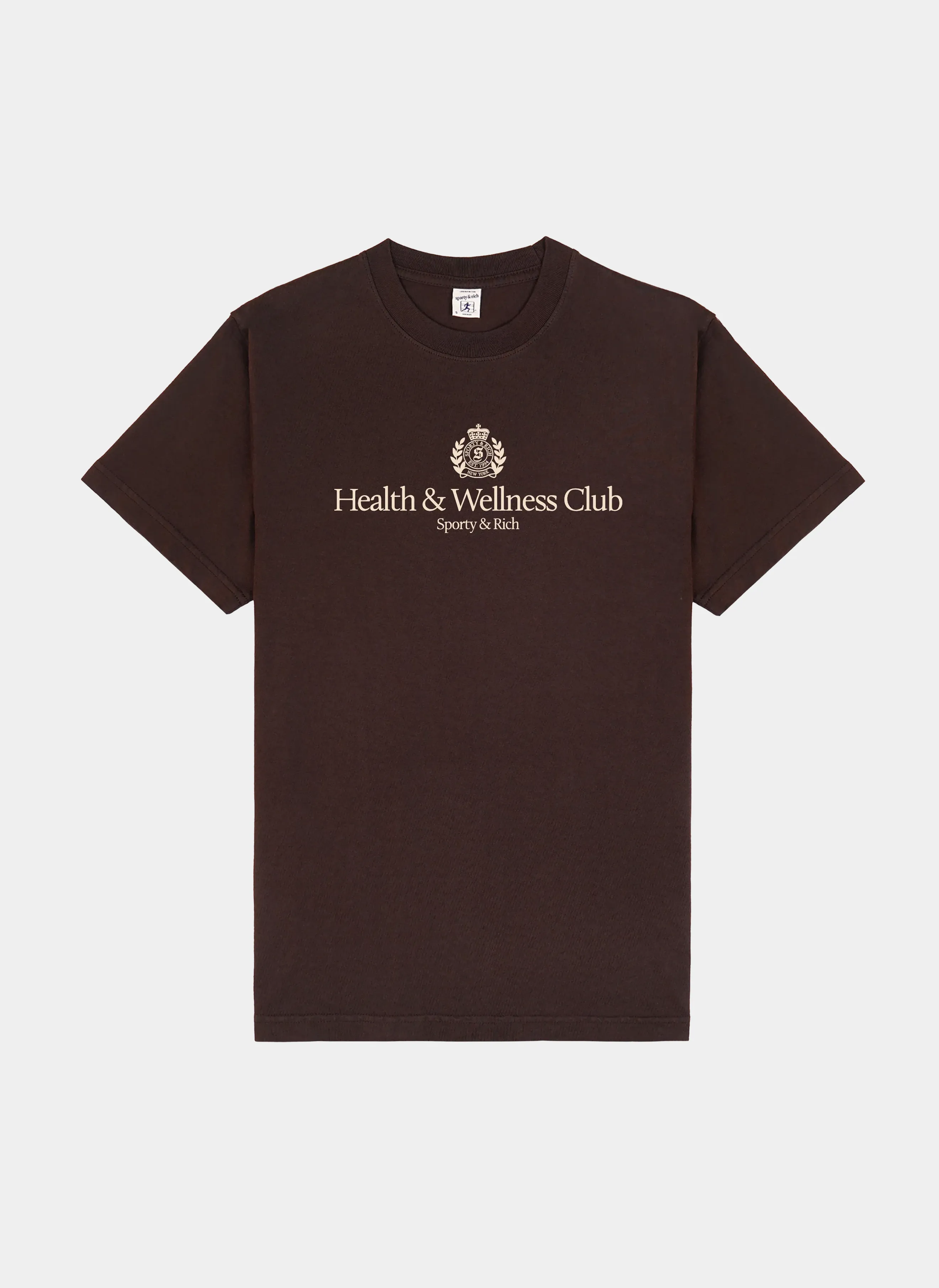 Футболка H&W Crest T-Shirt Chocolate
