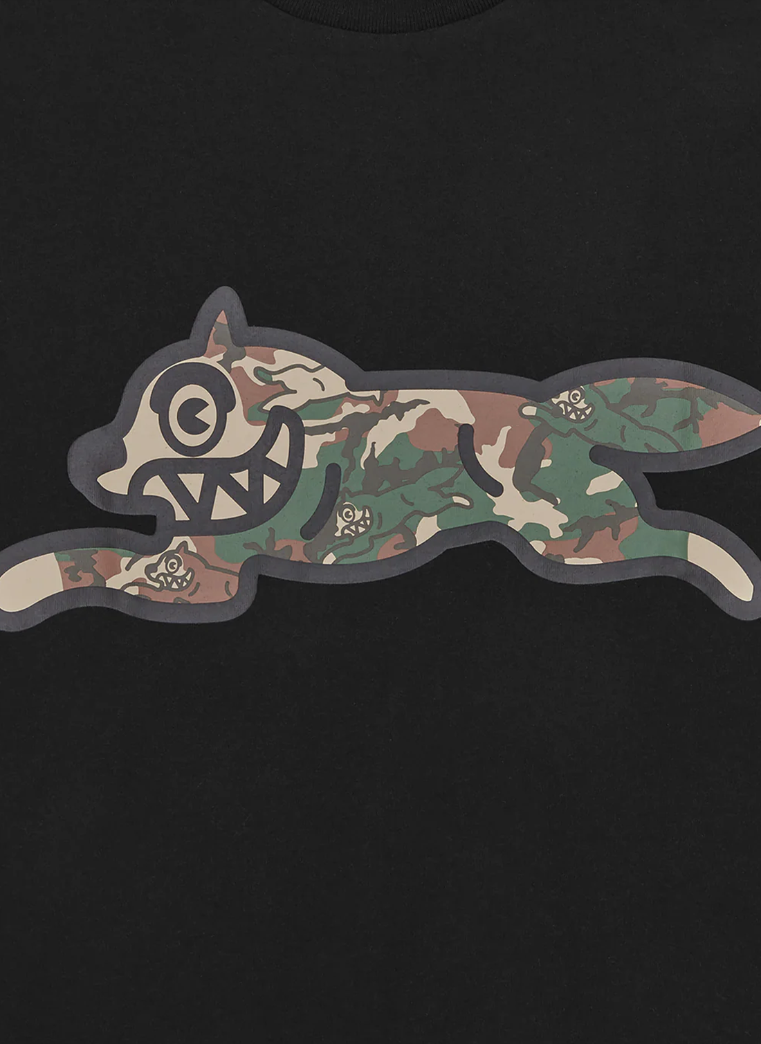 Футболка Woodland Camo Running Dog T-Shirt Black