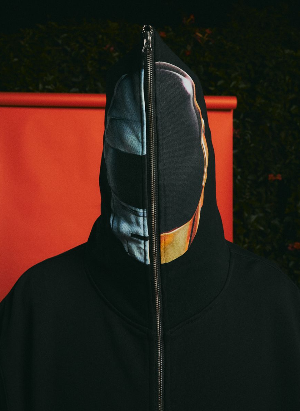 Худи на молнии Pleasures x Daft Punk Ram Zip Hoodie Black