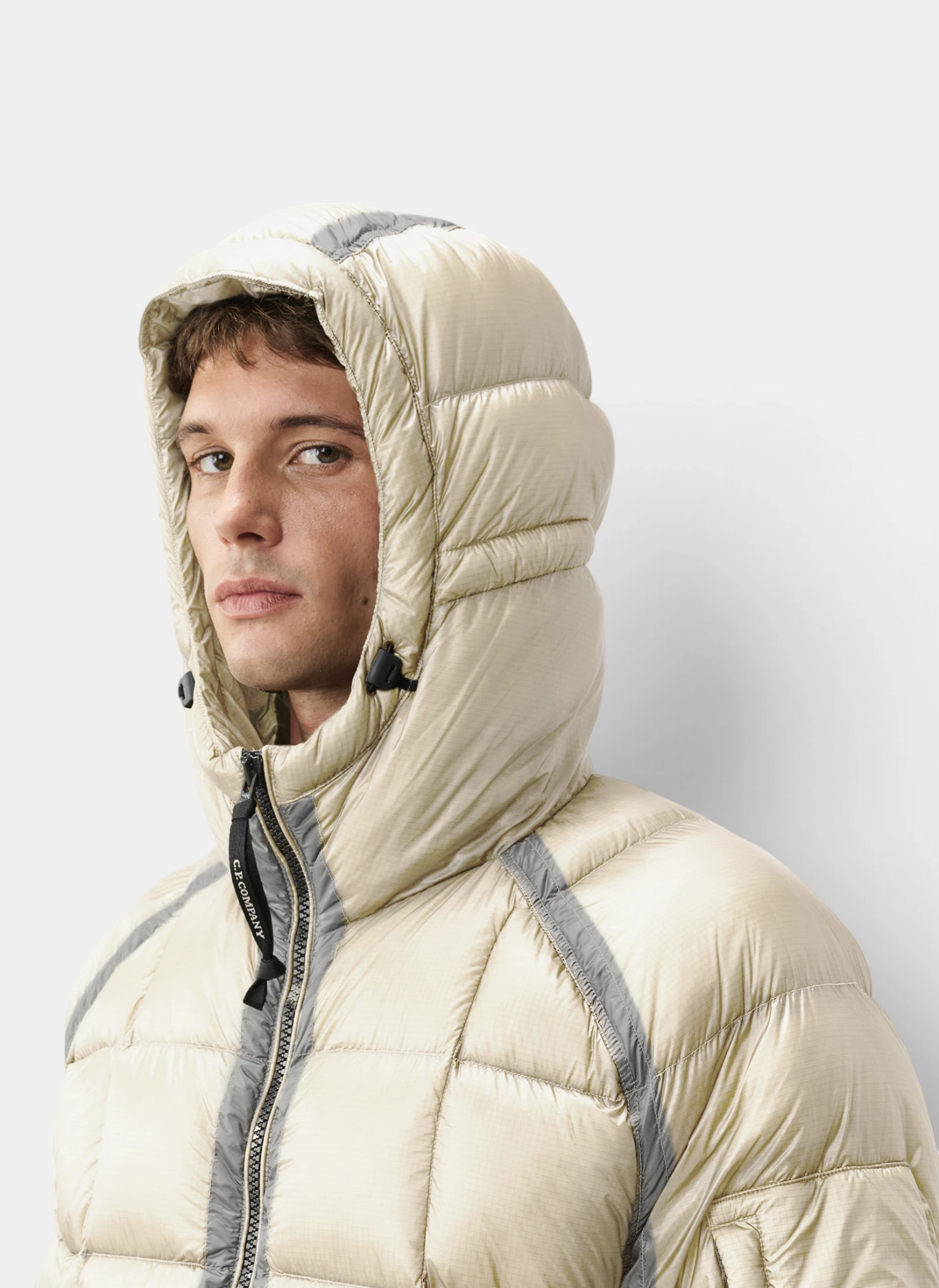 Пуховик D.D. Shell Hooded Down Jacket Silver Birch