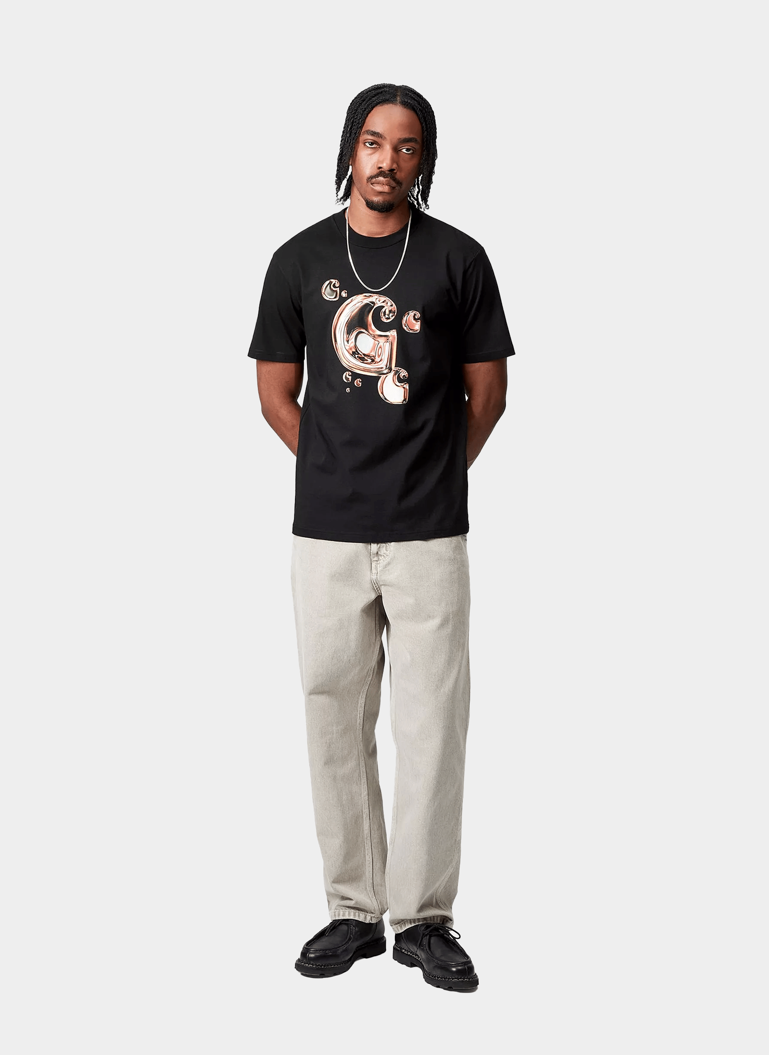 Футболка S/S Solar Chrome C-Logo T-Shirt Black