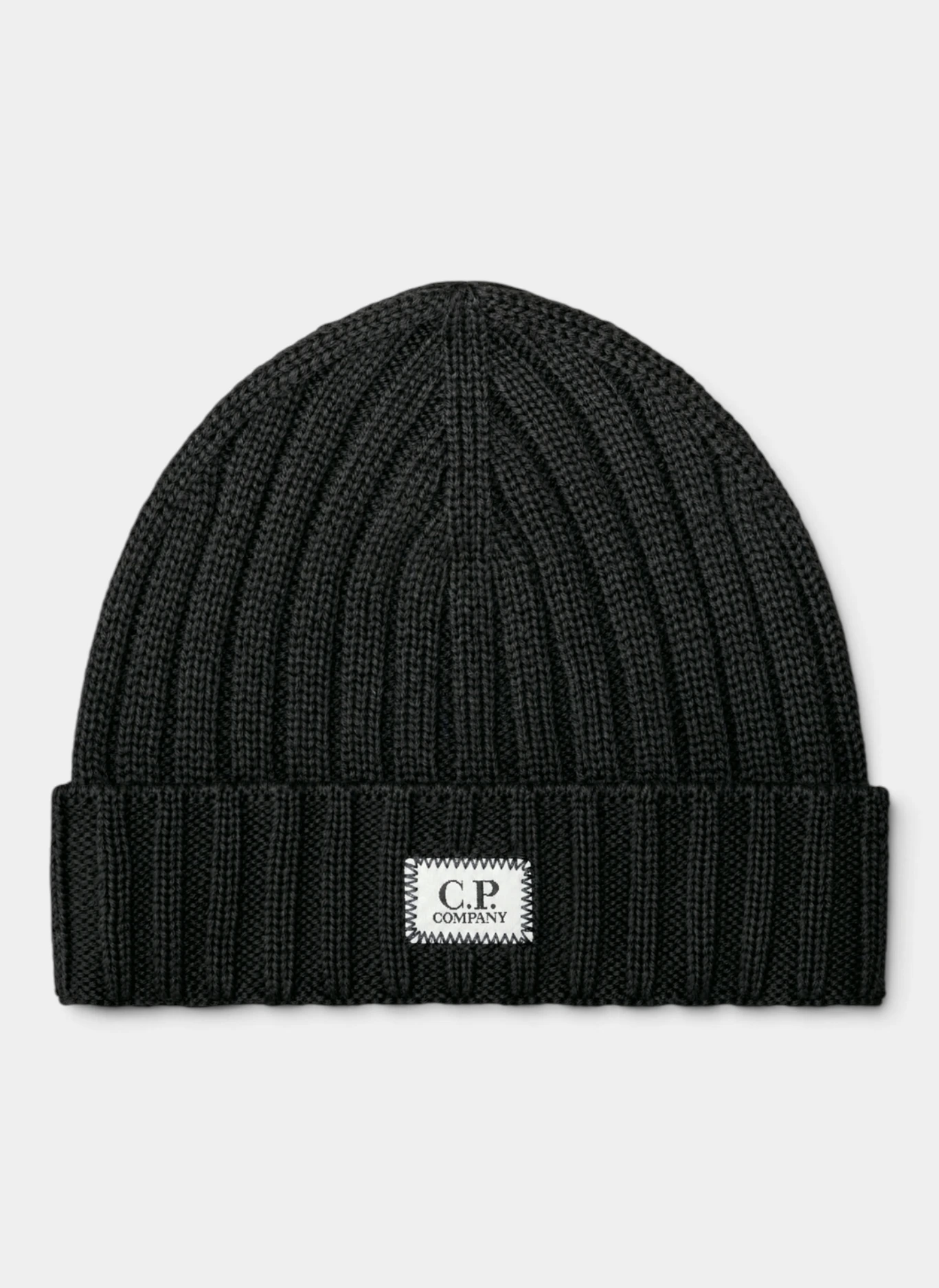 Шапка Extrafine Merino Wool Logo Beanie Black