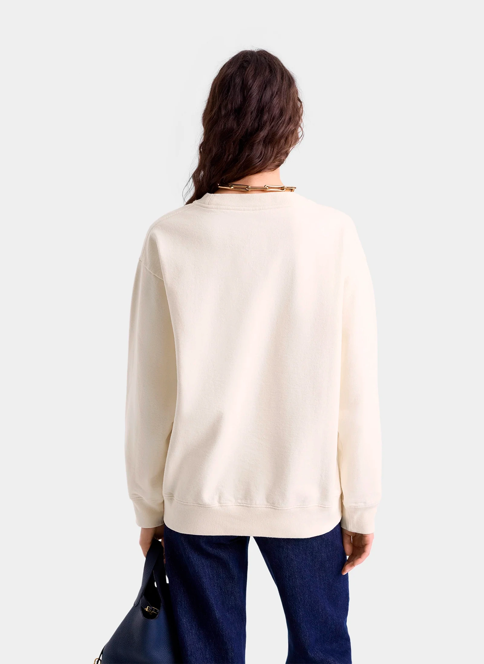 Свитшот Wellness Club MC Emboirdered Crewneck Cream