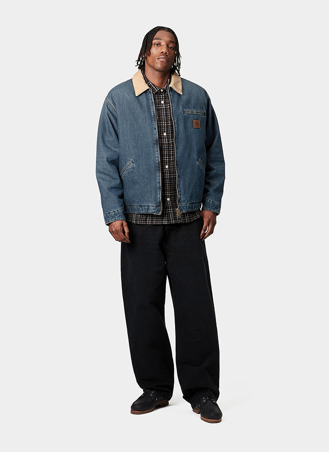 Куртка ‘OG Detroit Jacket’ BLUE / DUSTY H BROWN (WORN USED WASH) Куртка ‘OG Detroit Jacket’ BLUE / DUSTY H BROWN (WORN USED WASH)