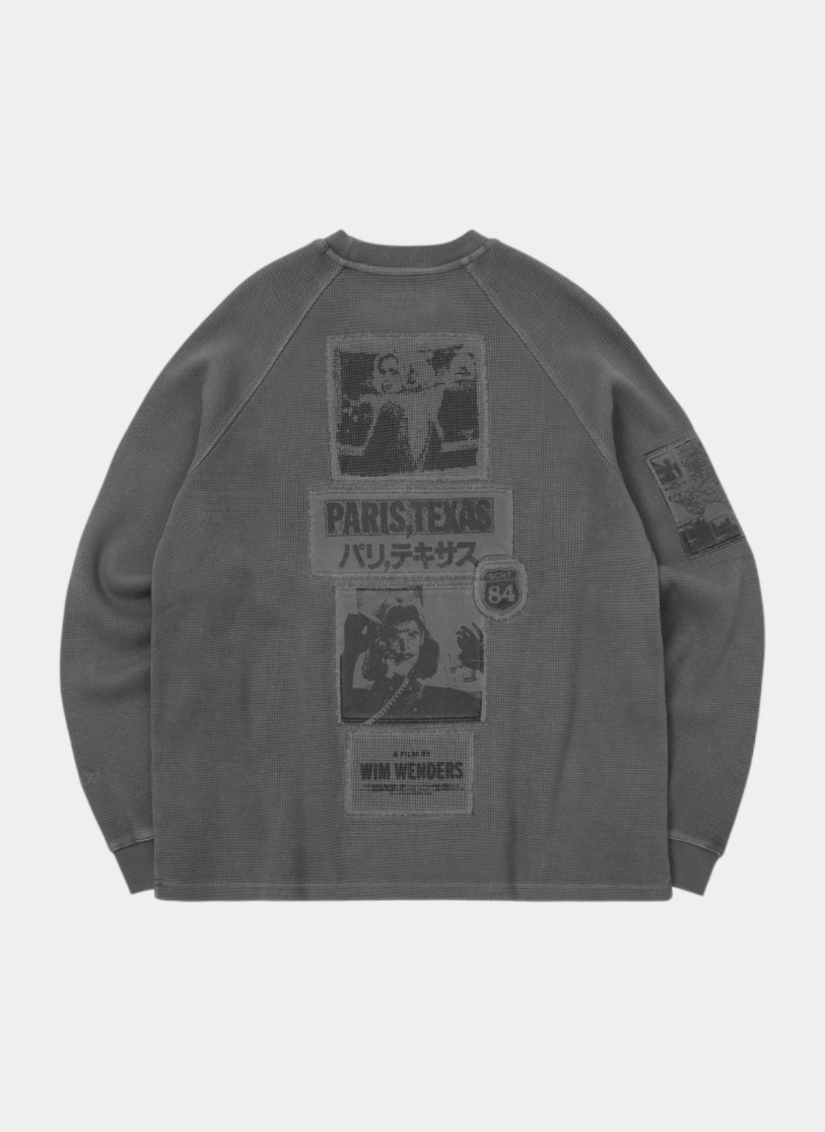 Свитшот Terlingua Waffle Sweatshirt Charcoal