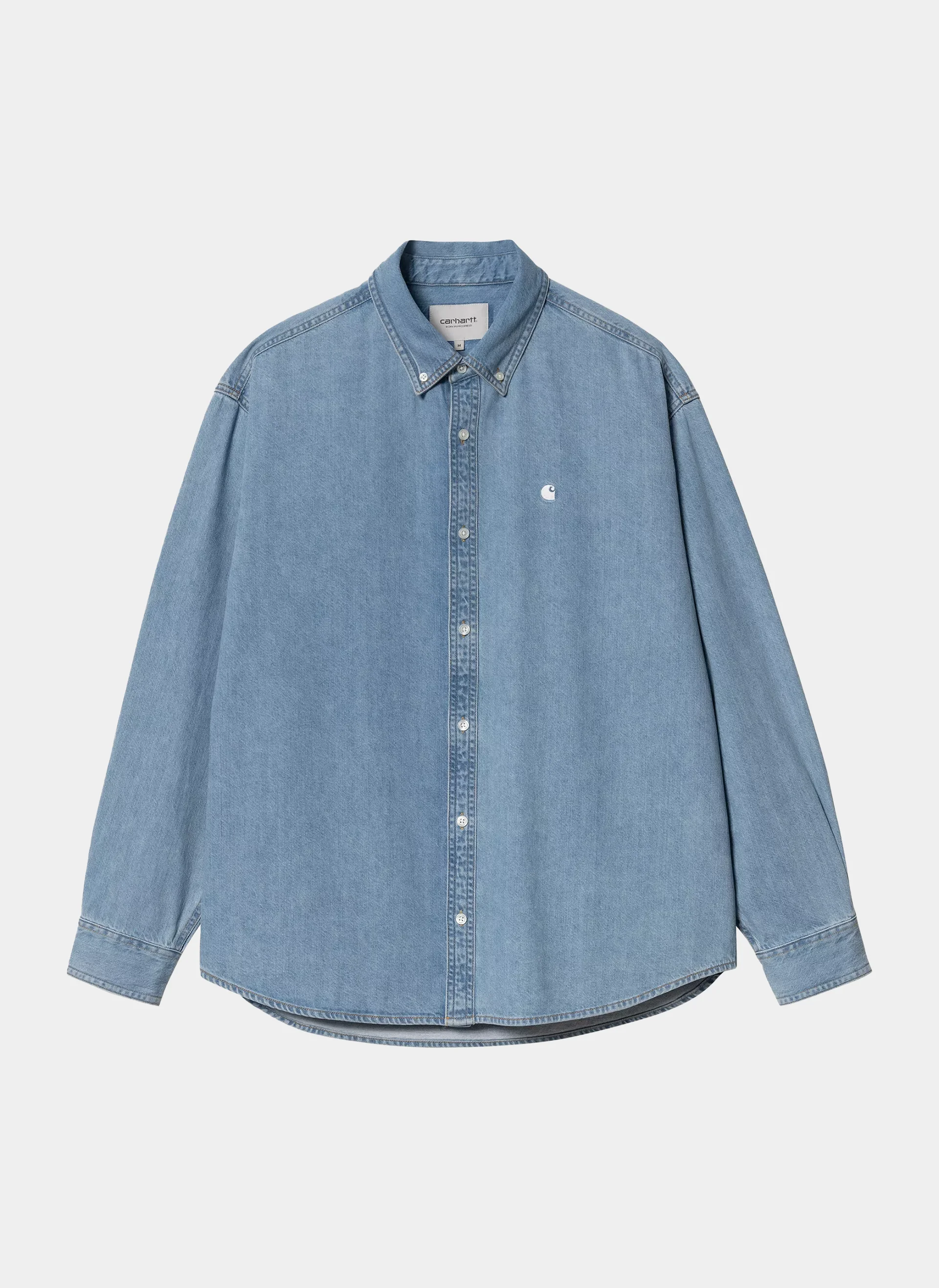 Рубашка L/S Lucas Shirt Blue (Bleached)