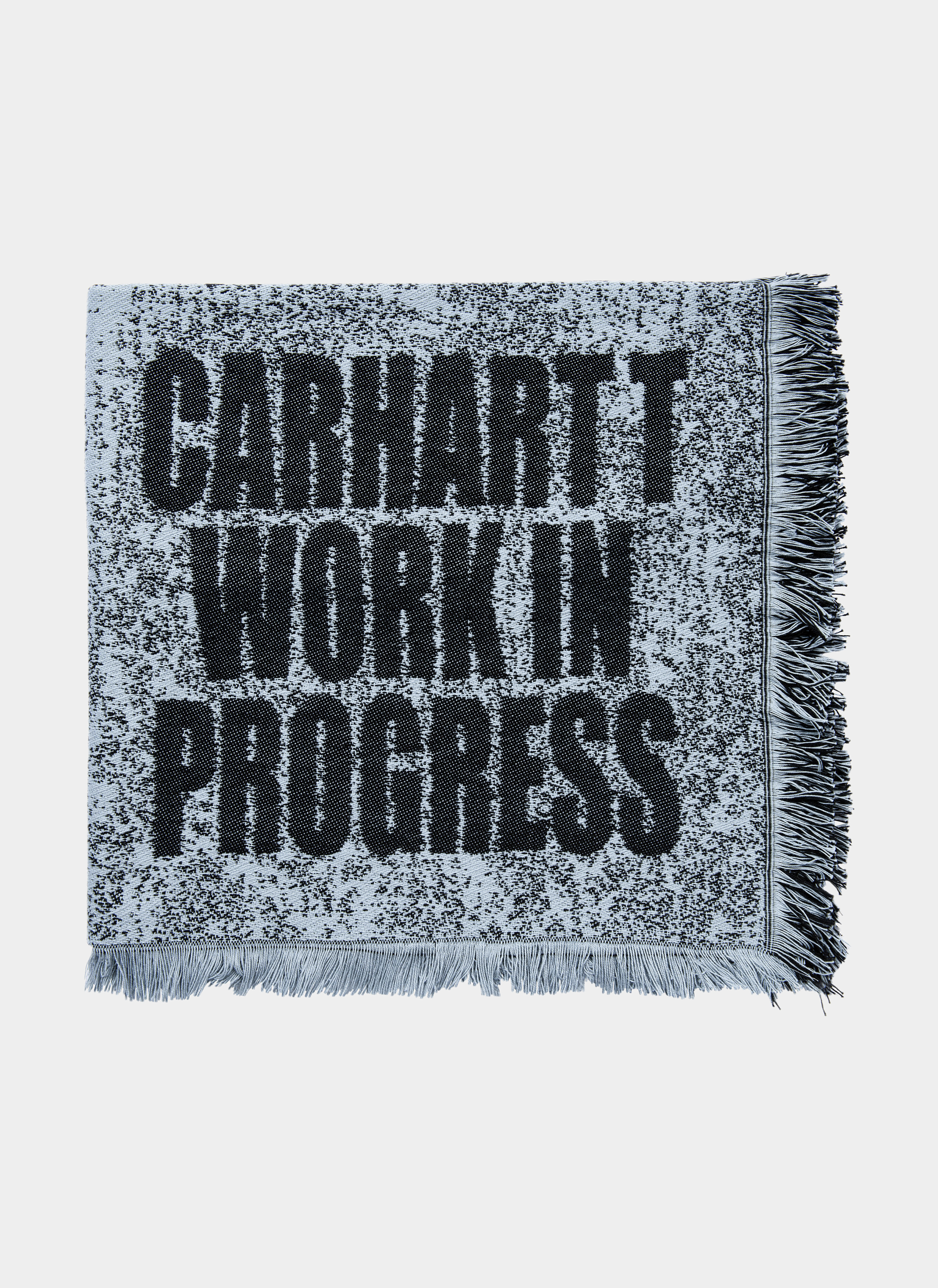 Плед ‘Chrysanthemum Woven Blanket’ Misty Sky / Black