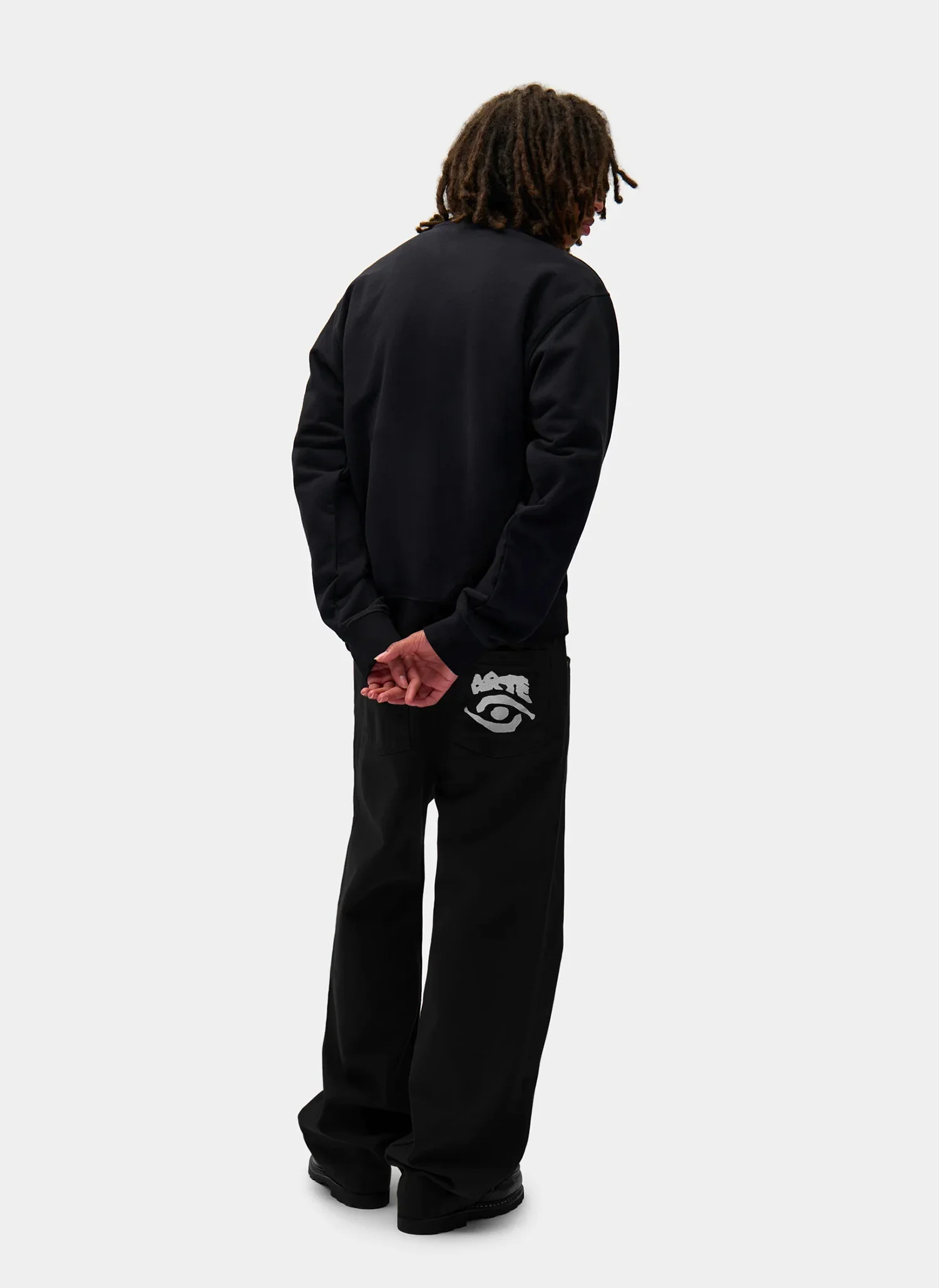 Джинсы Back Pocket Graphic Pants Black