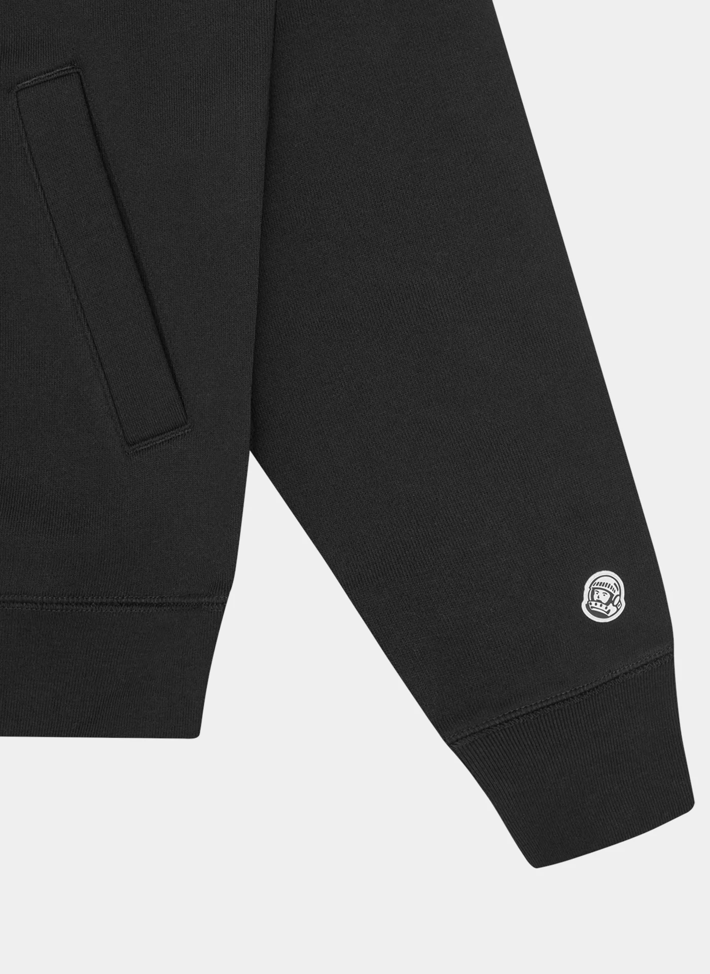 Худи на молнии Straight Logo Gradient Diamonte Popover Hood Black