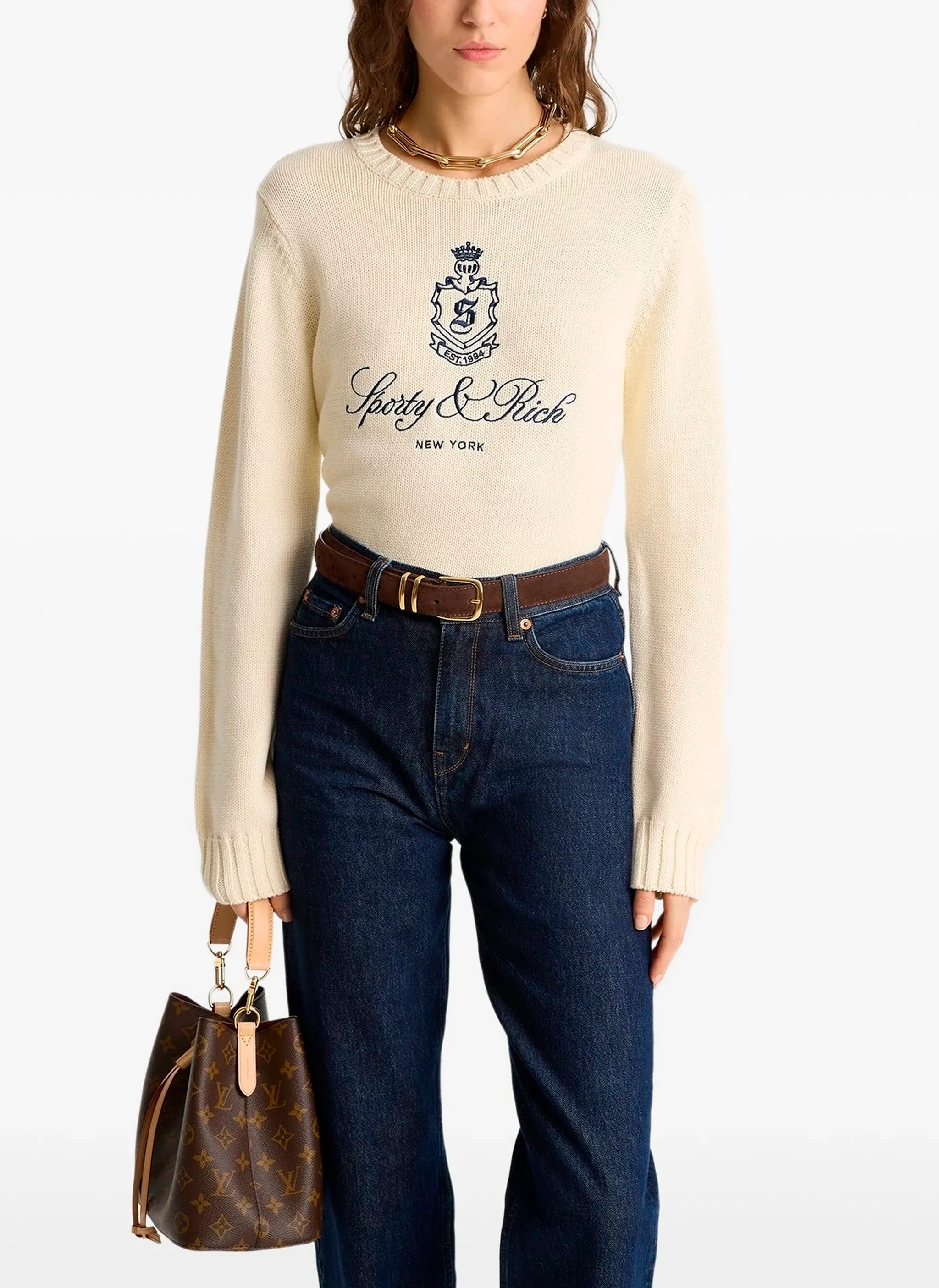 Свитер женский Vendome Knitted Sweater Ecru