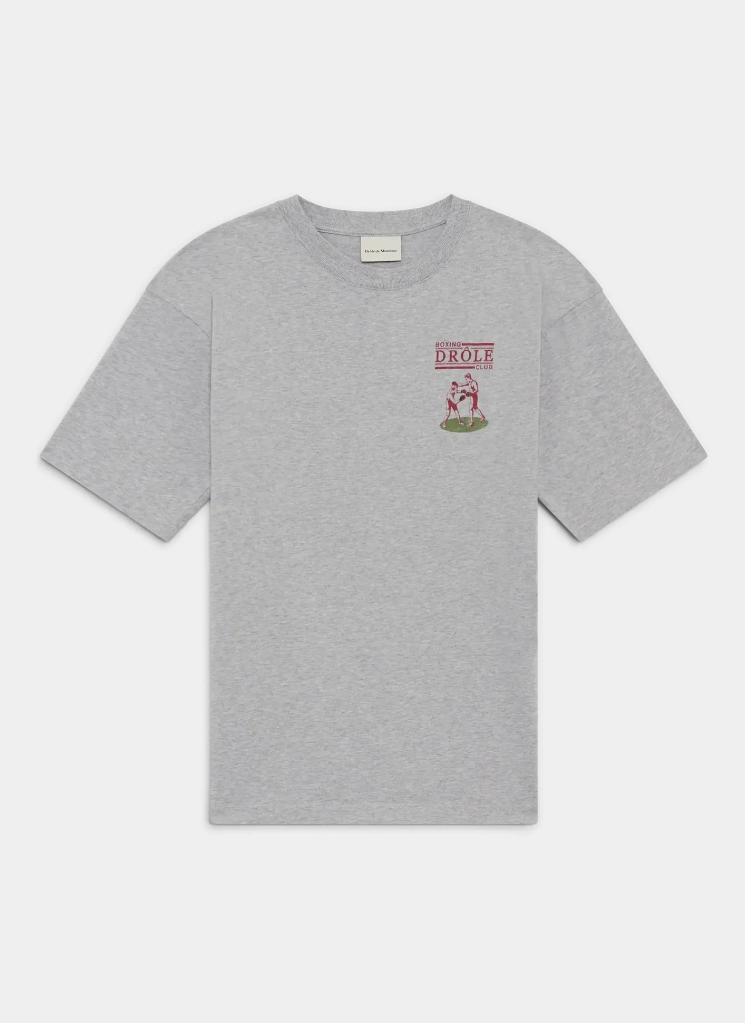Футболка Drôle Boxers T-Shirt Heather Grey