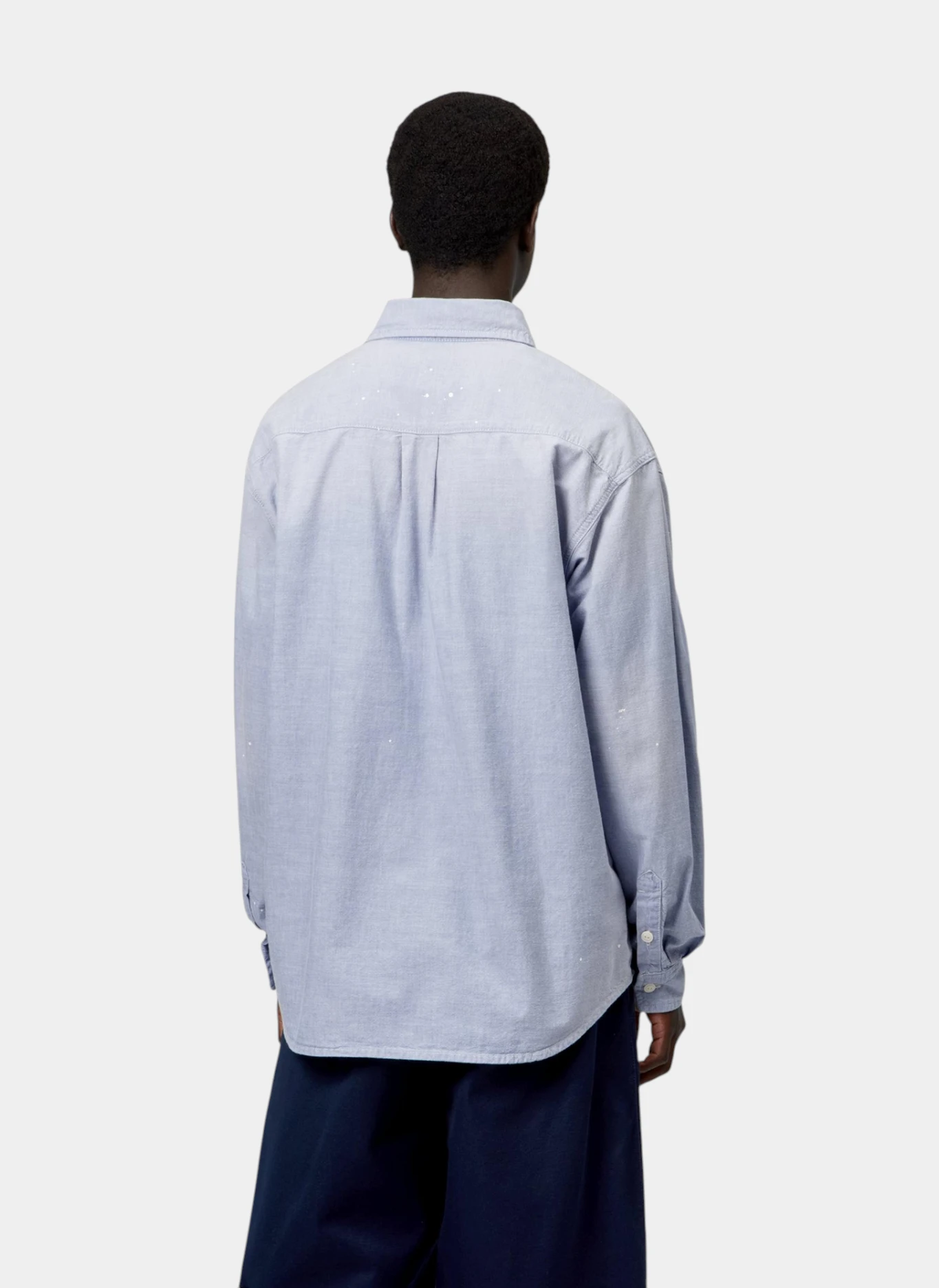 Рубашка L/S Painter Shirt Blue (Worn Used, Splatter)