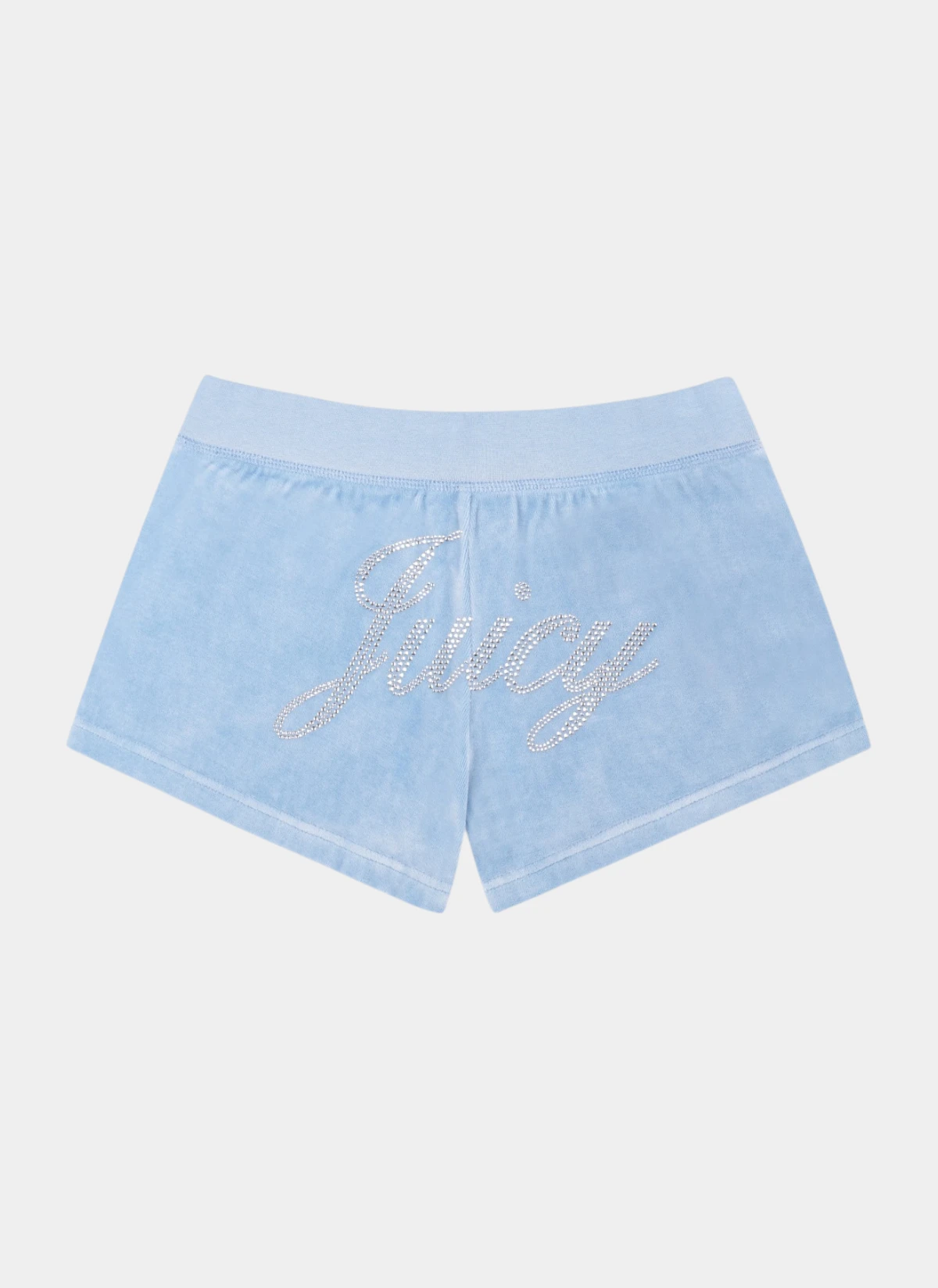 Шорты Juicy Script Velour Short Sky Blue
