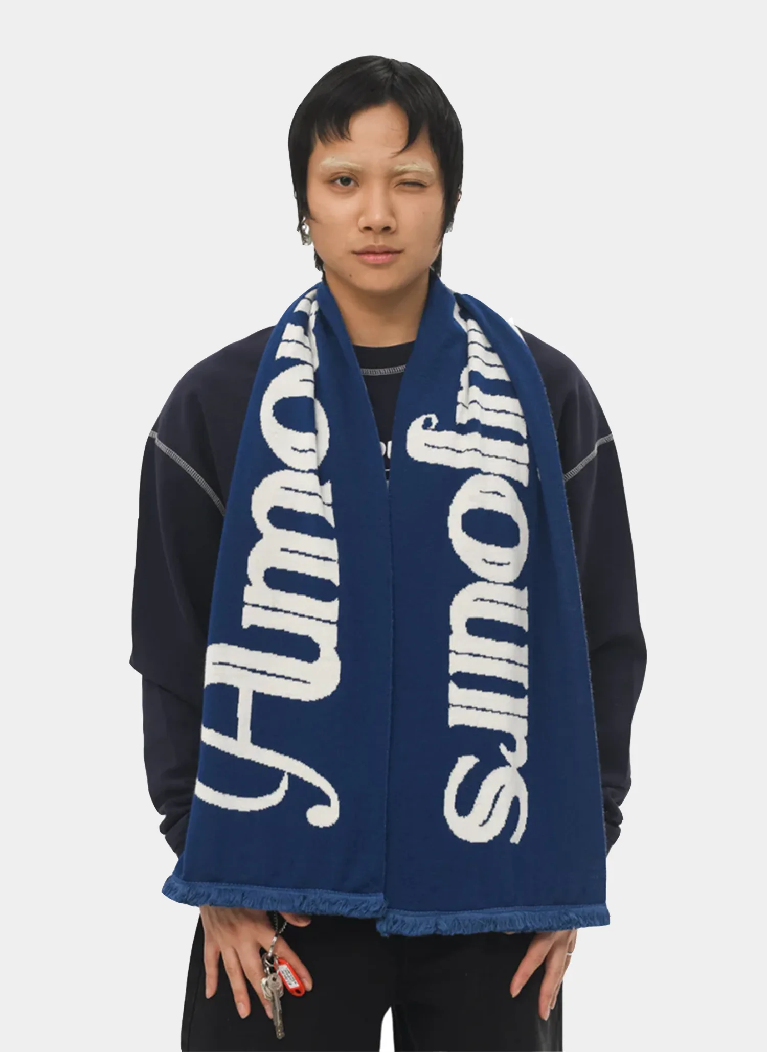 Шарф ‘Amour Toujours’ Blue