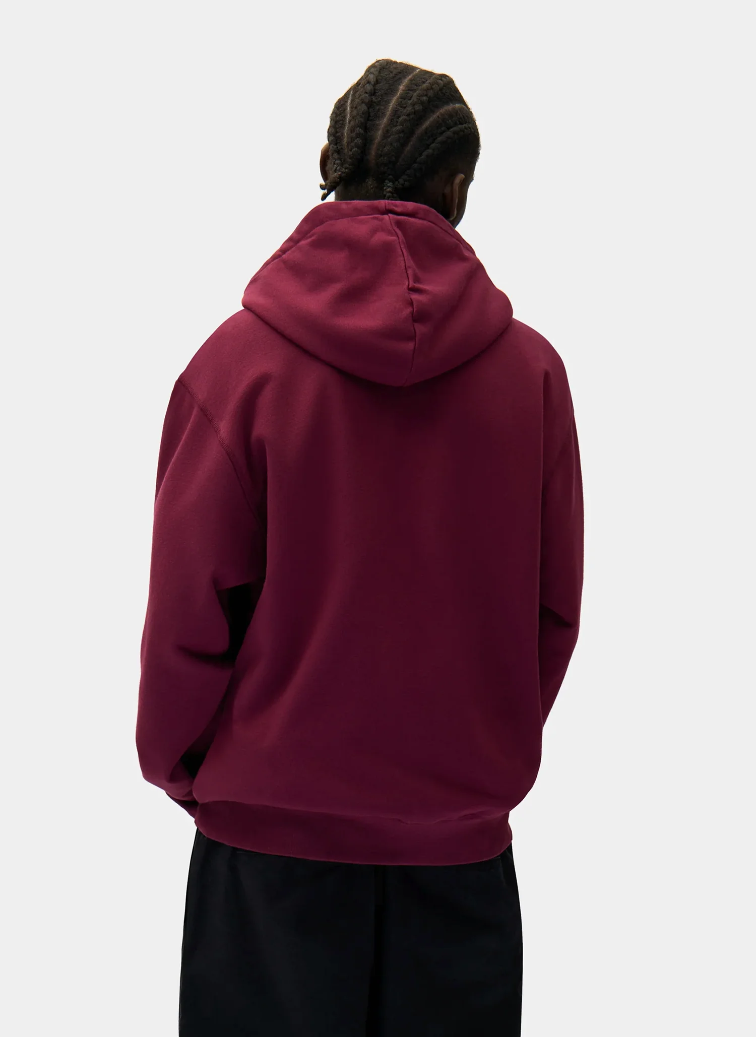 Худи на молнии Eye Front Zip Hoodie Bordeaux